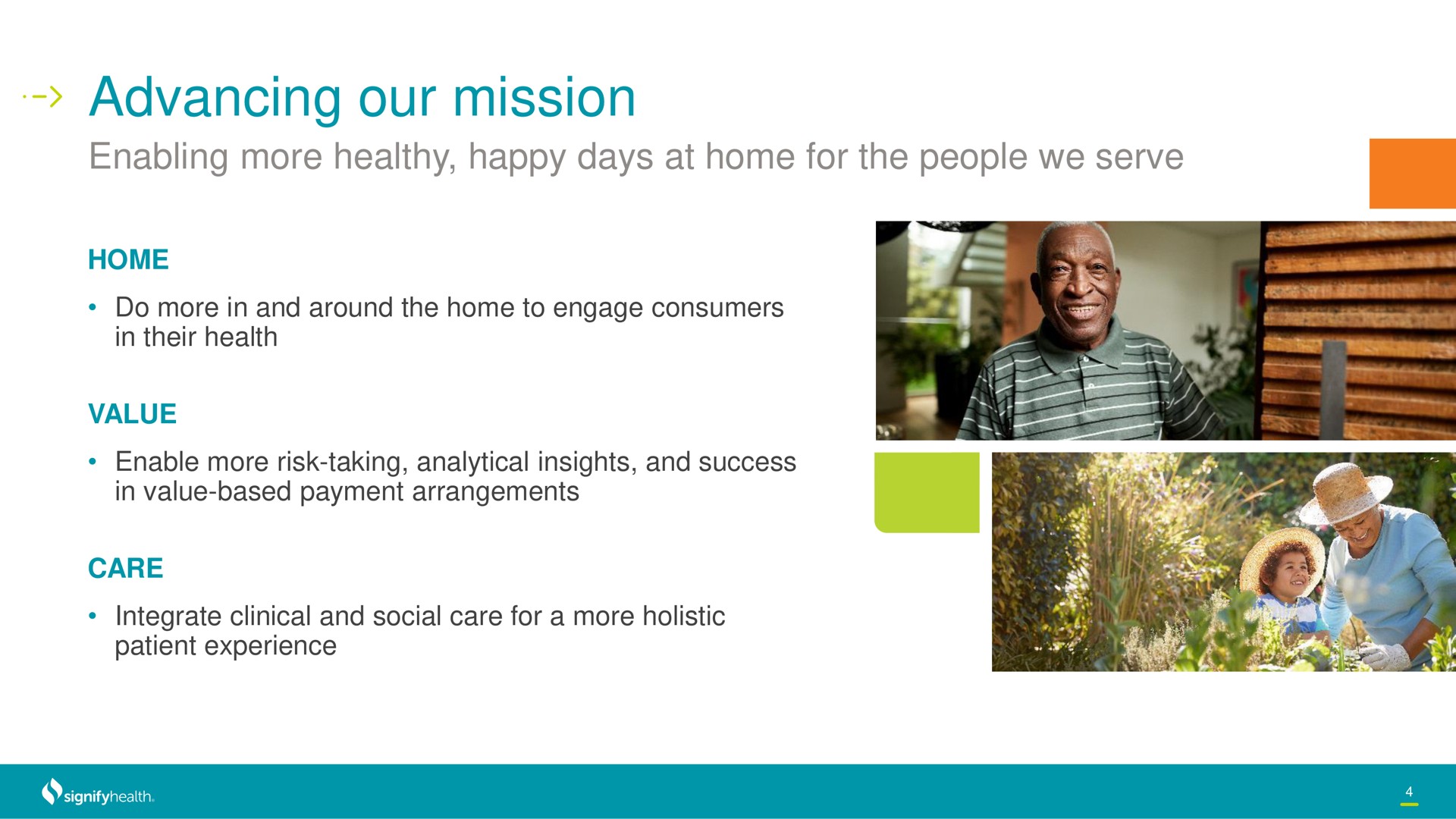 advancing our mission | Signify Health