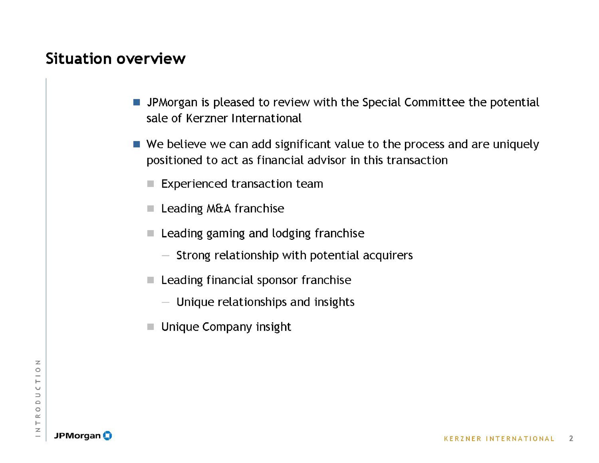 situation overview | J.P.Morgan