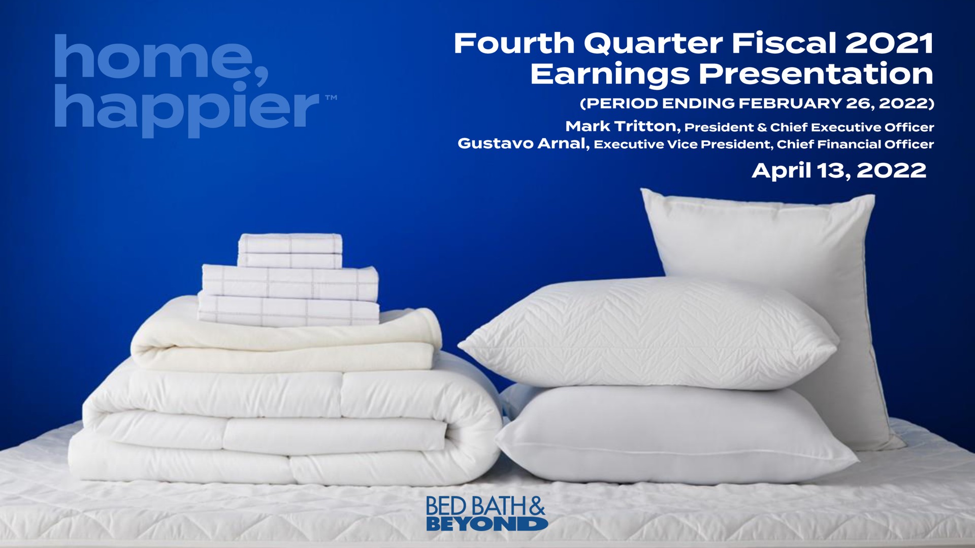 fourth quarter fiscal earnings presentation bed bath | Bed Bath & Beyond