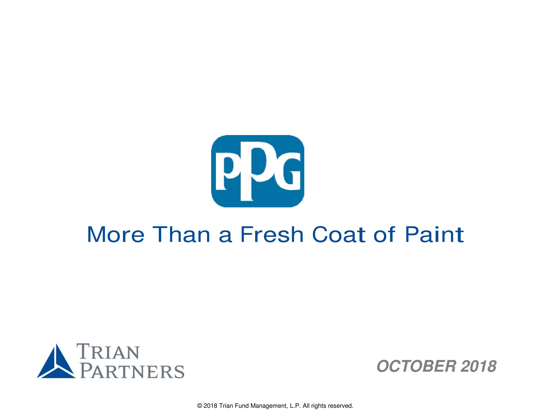 more than a fresh coat of paint san partners | Trian Partners