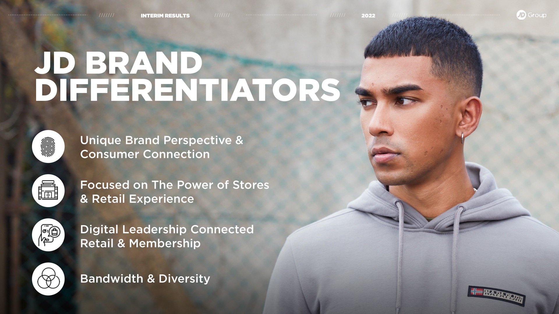 brand differentiators unique brand perspective consumer connection focused on the power of stores retail experience digital leadership connected retail membership diversity pet ail mete | JD Sports