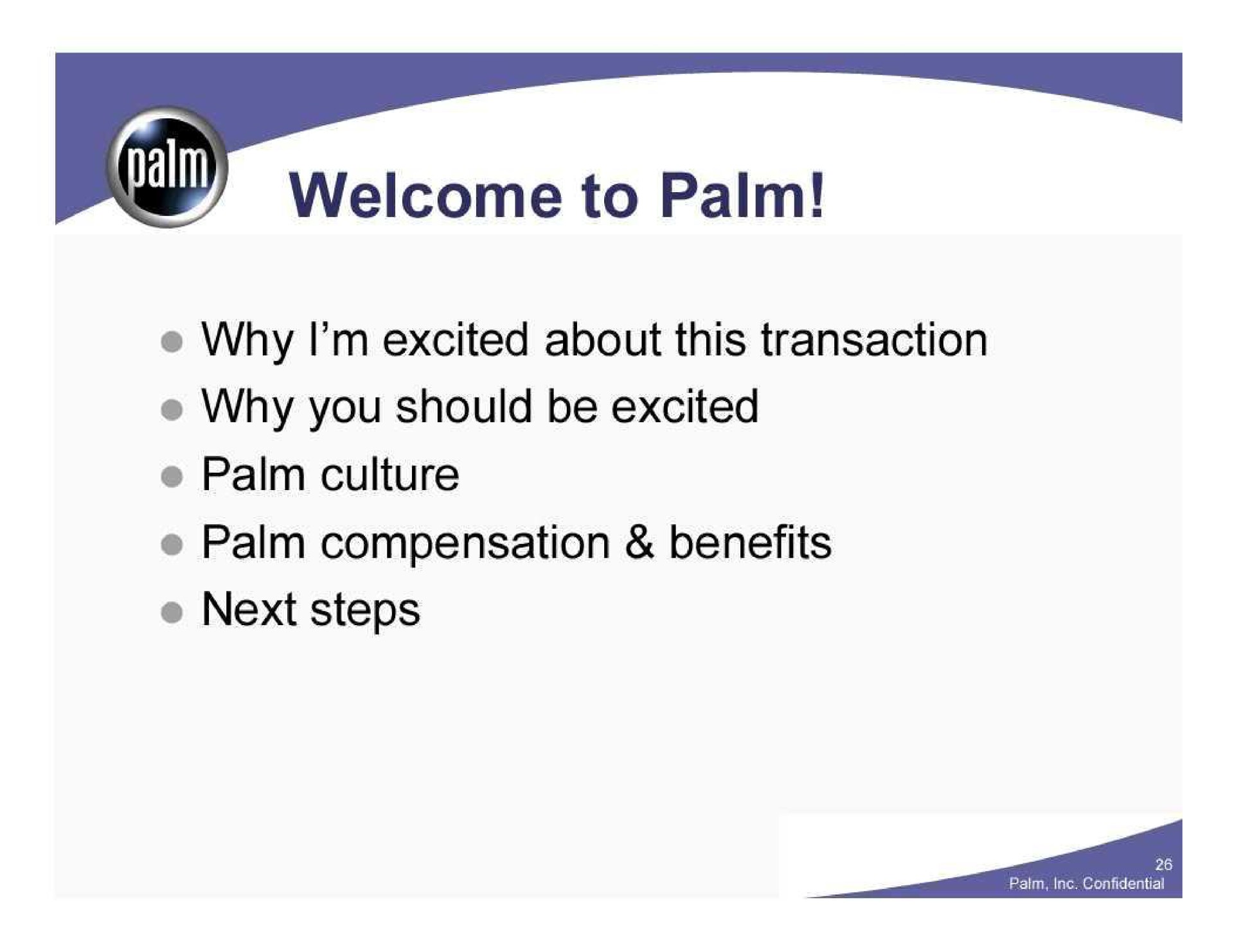 welcome to palm | Palm Inc.