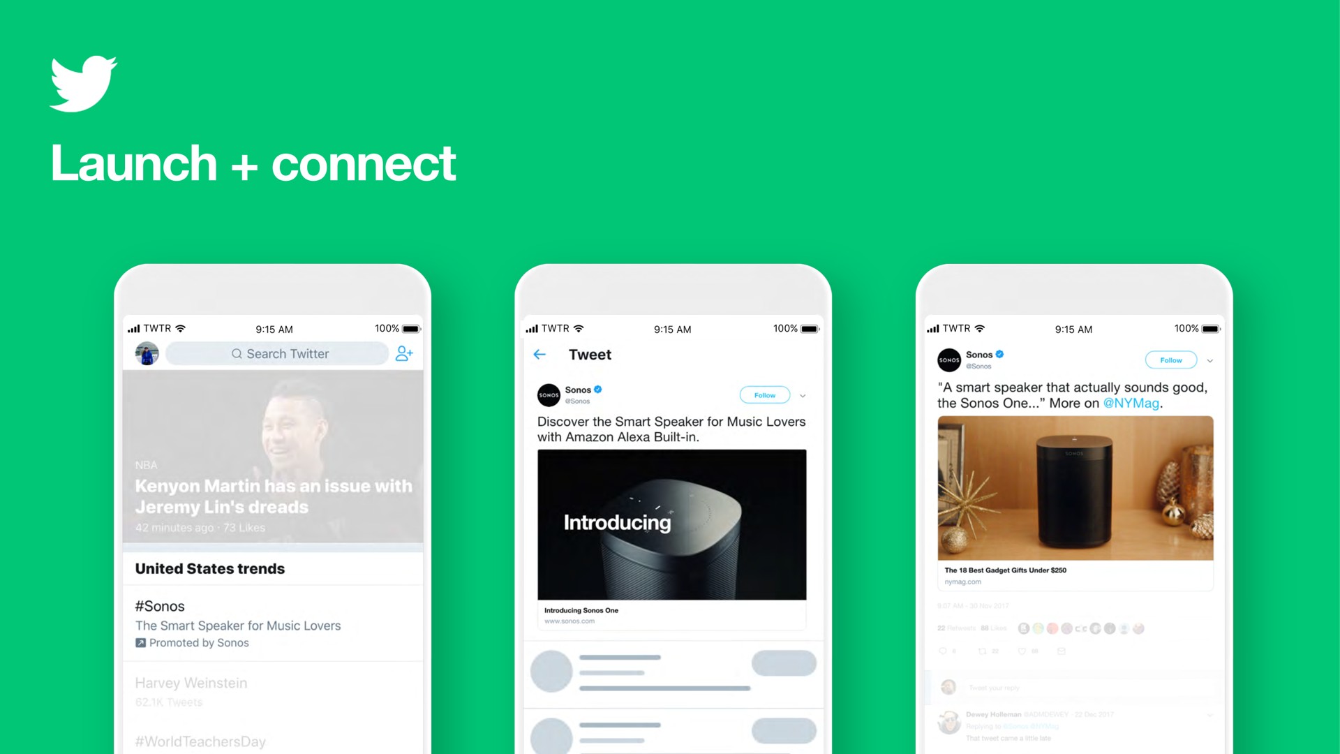 launch connect teat | Twitter