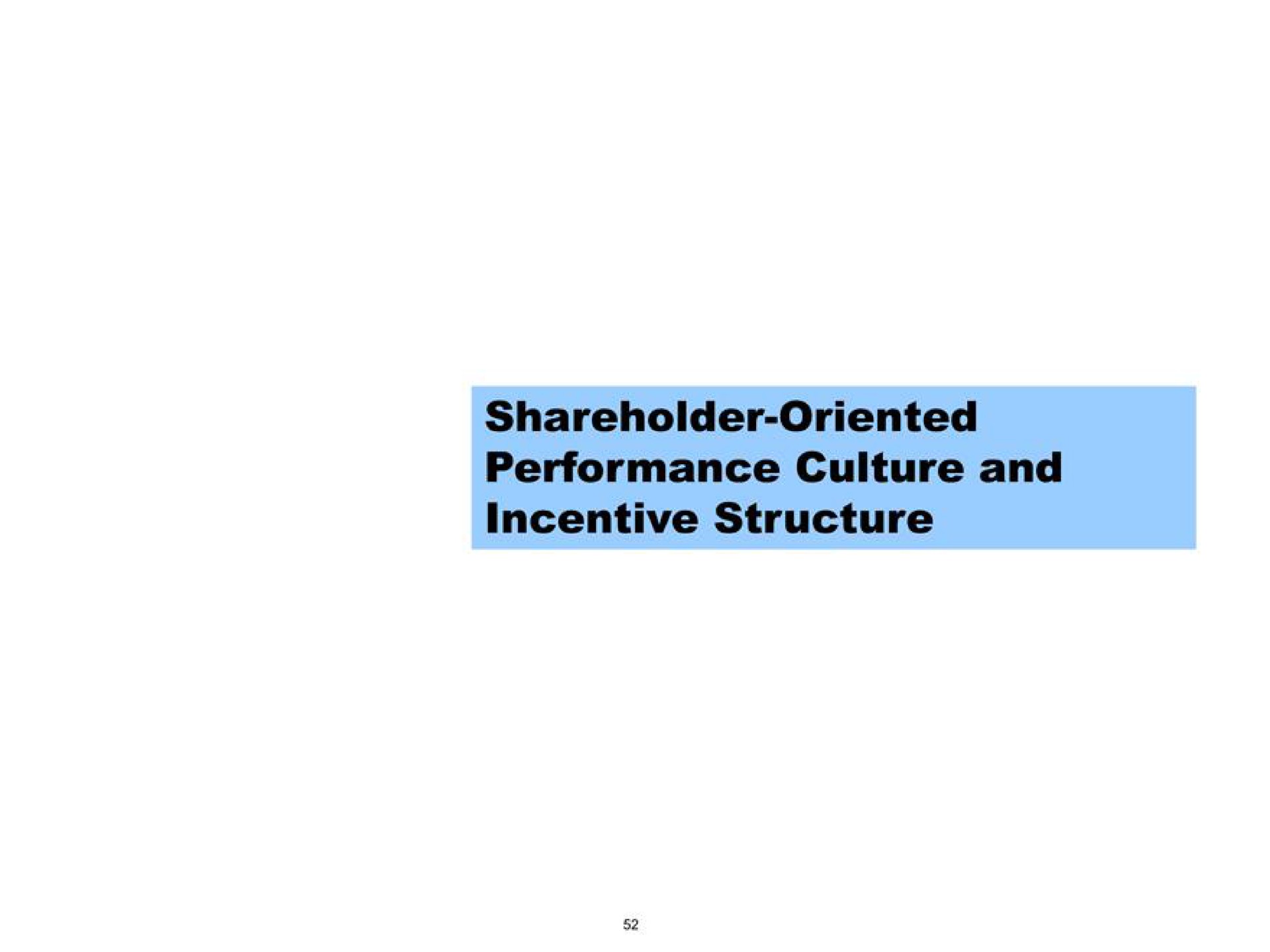 shareholder oriented performance culture and incentive structure | Pershing Square
