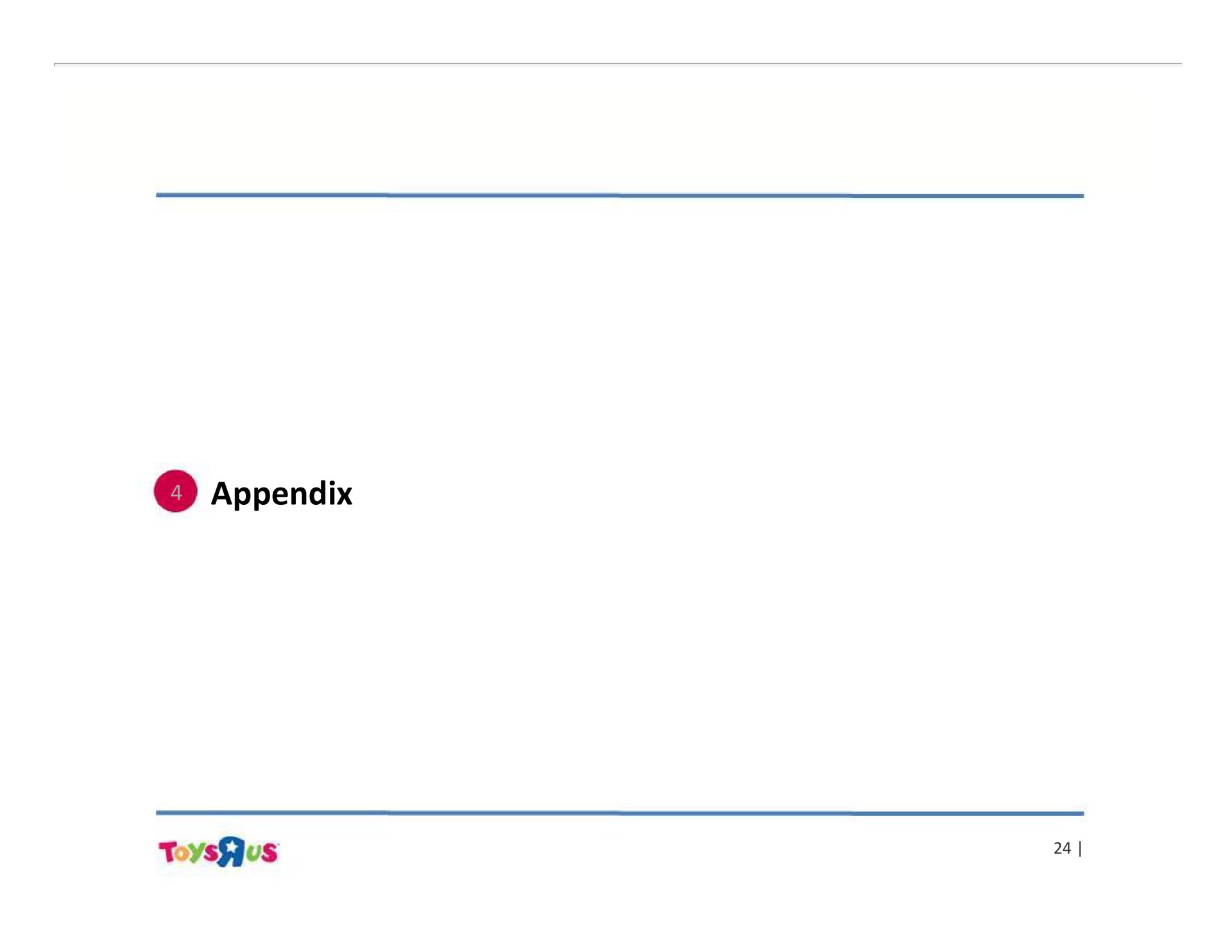 appendix | Toys R Us