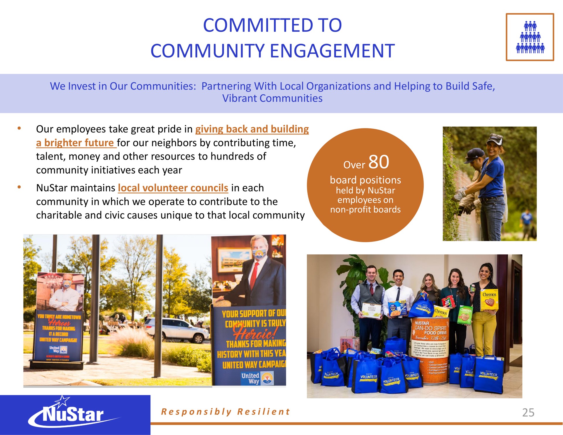 committed to community engagement | NuStar Energy