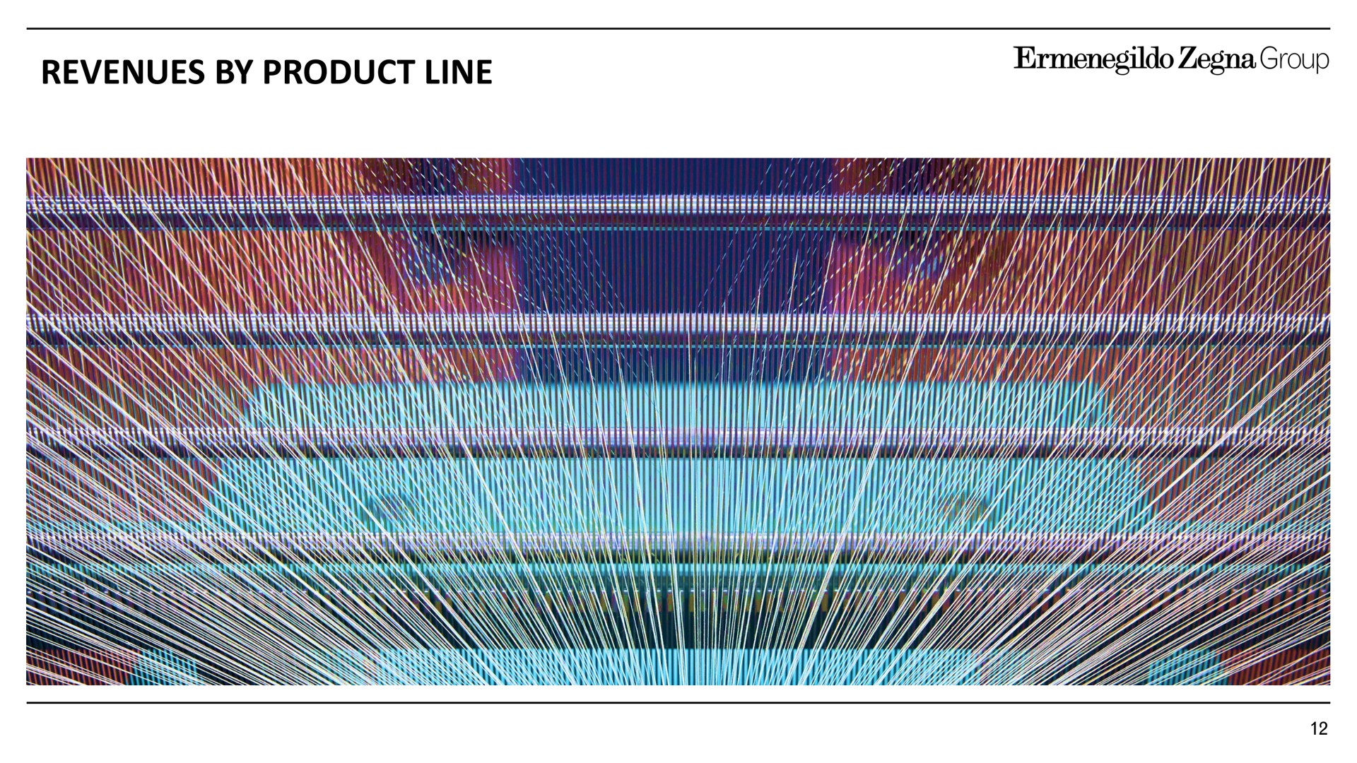 revenues by product line group an wali sie i i will an i | Zegna