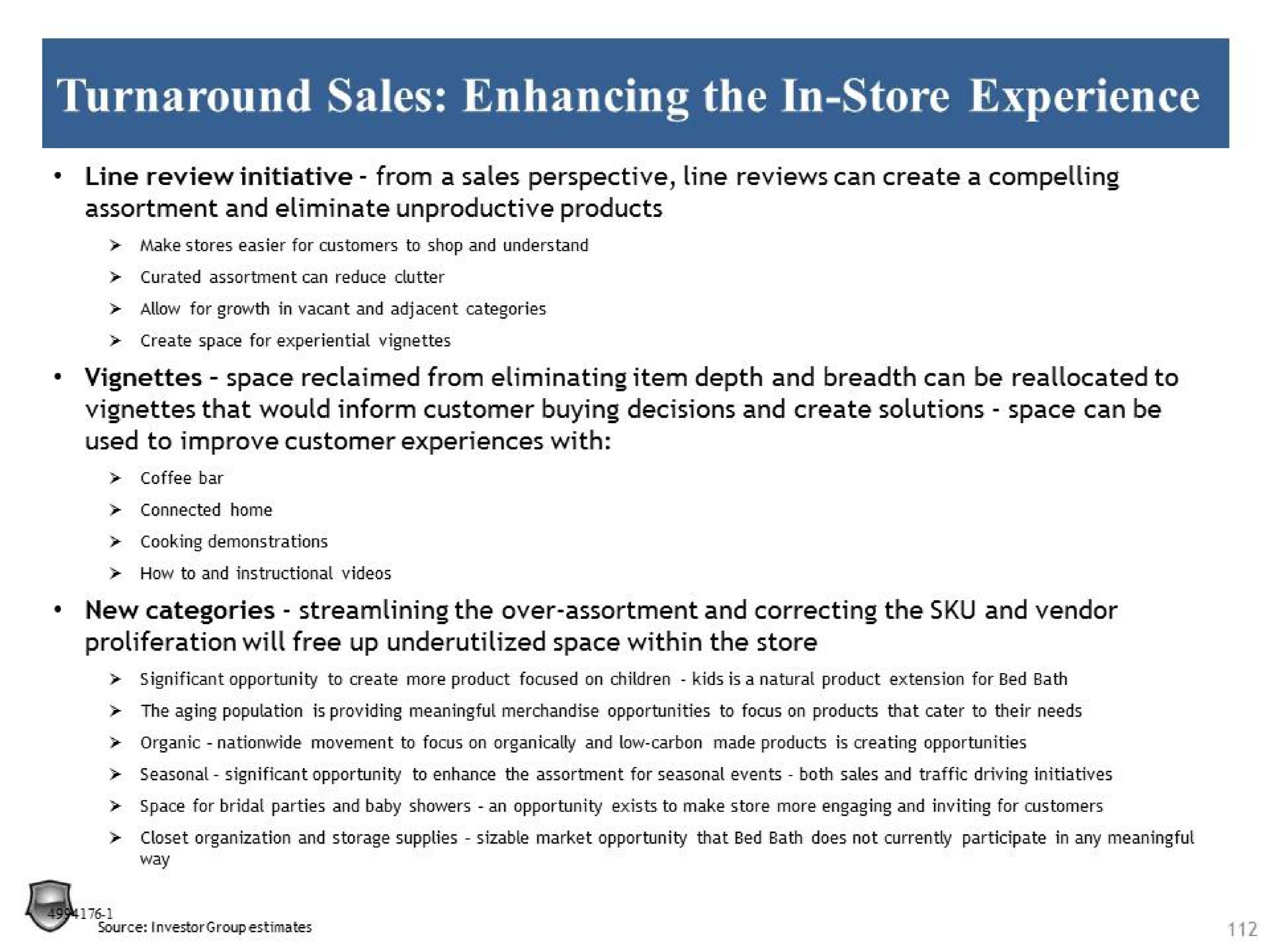 turnaround sales enhancing the in store experience | Legion Partners
