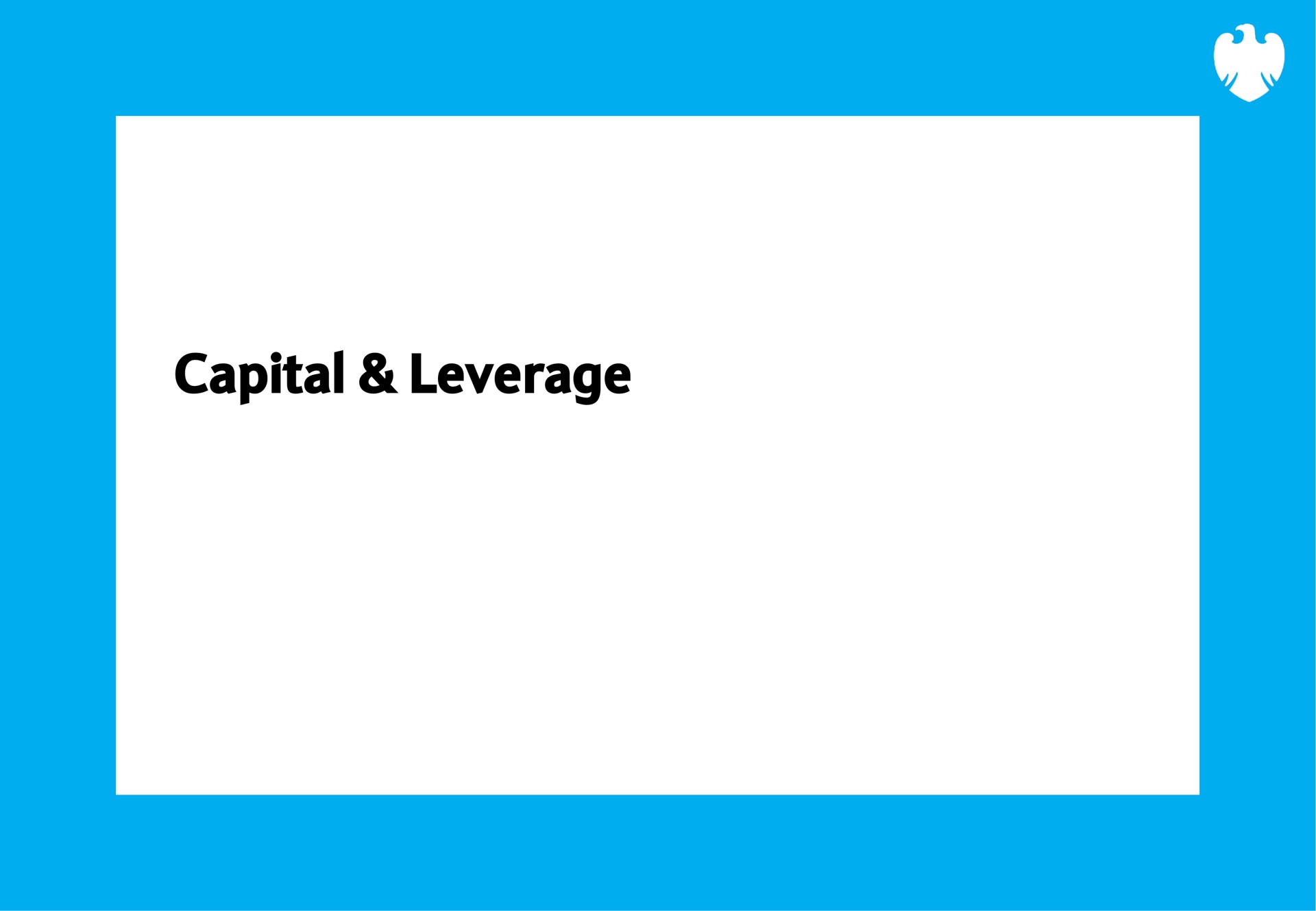 capital leverage | Barclays