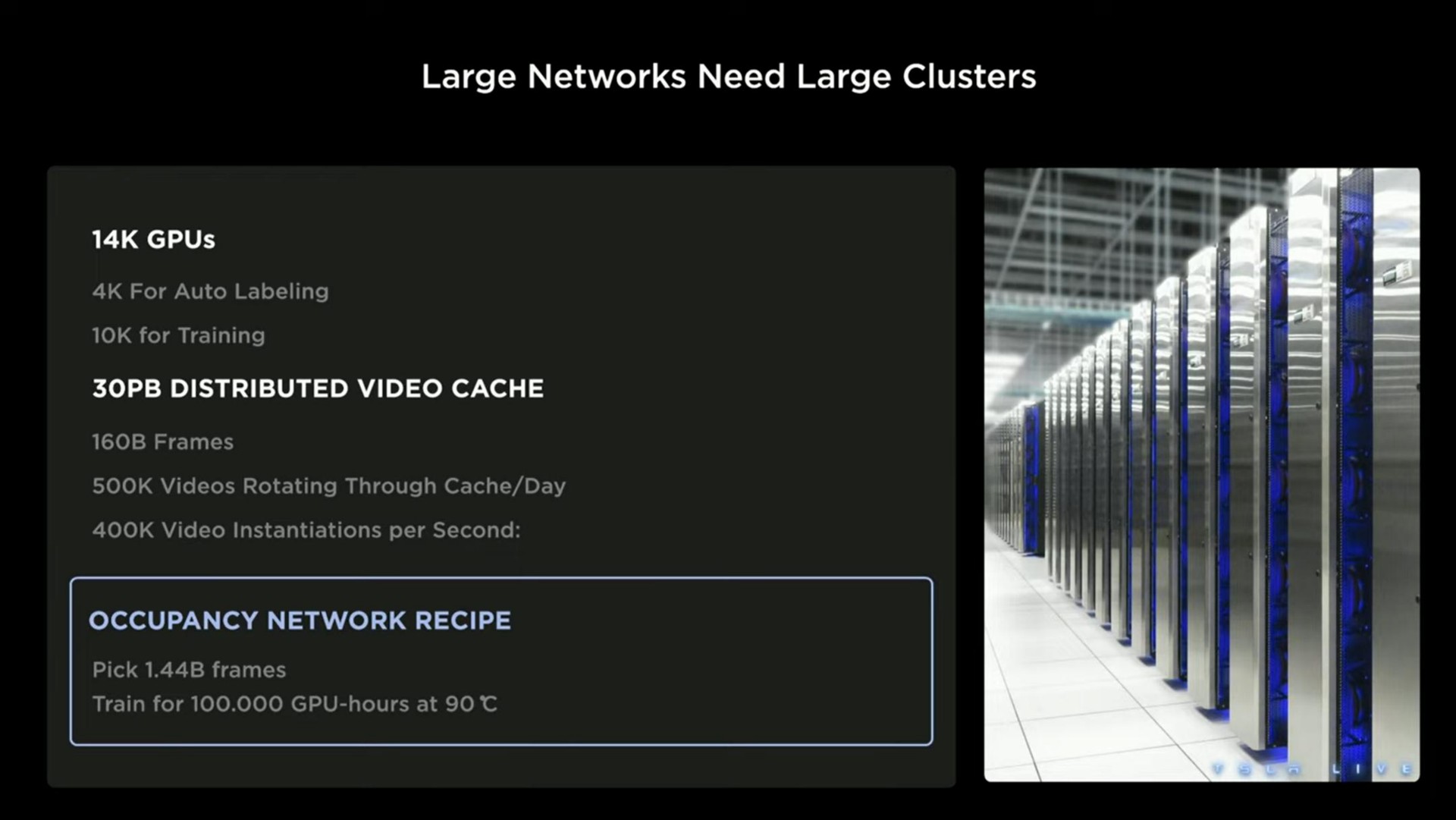 large networks need large clusters distributed video cache | Tesla