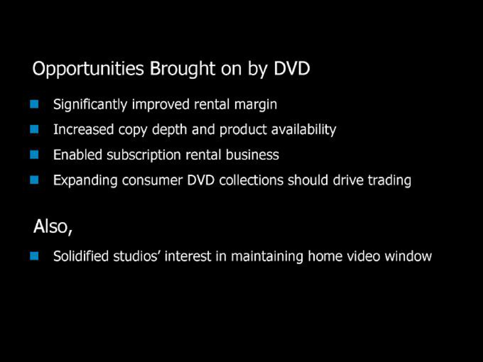 opportunities brought on by also | Blockbuster Video