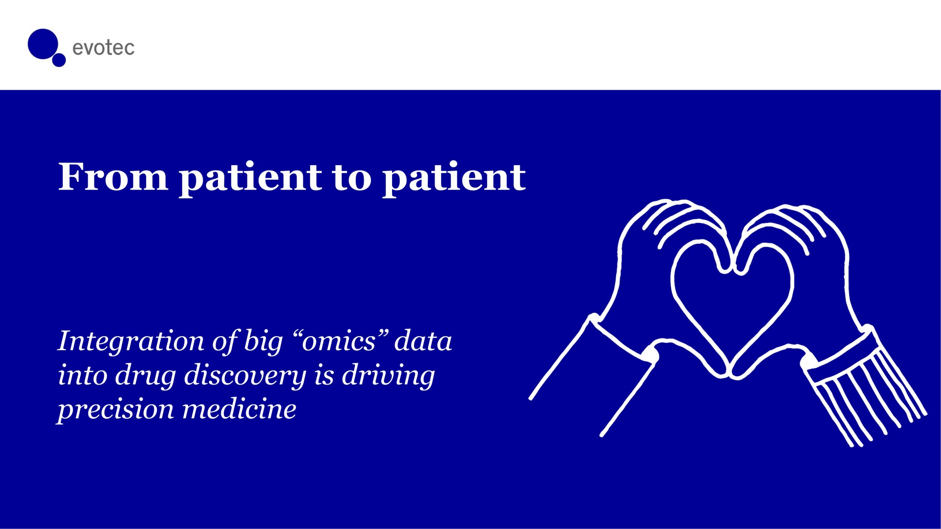 from patient to patient integration of big data into drug discovery is driving precision medicine | Evotec