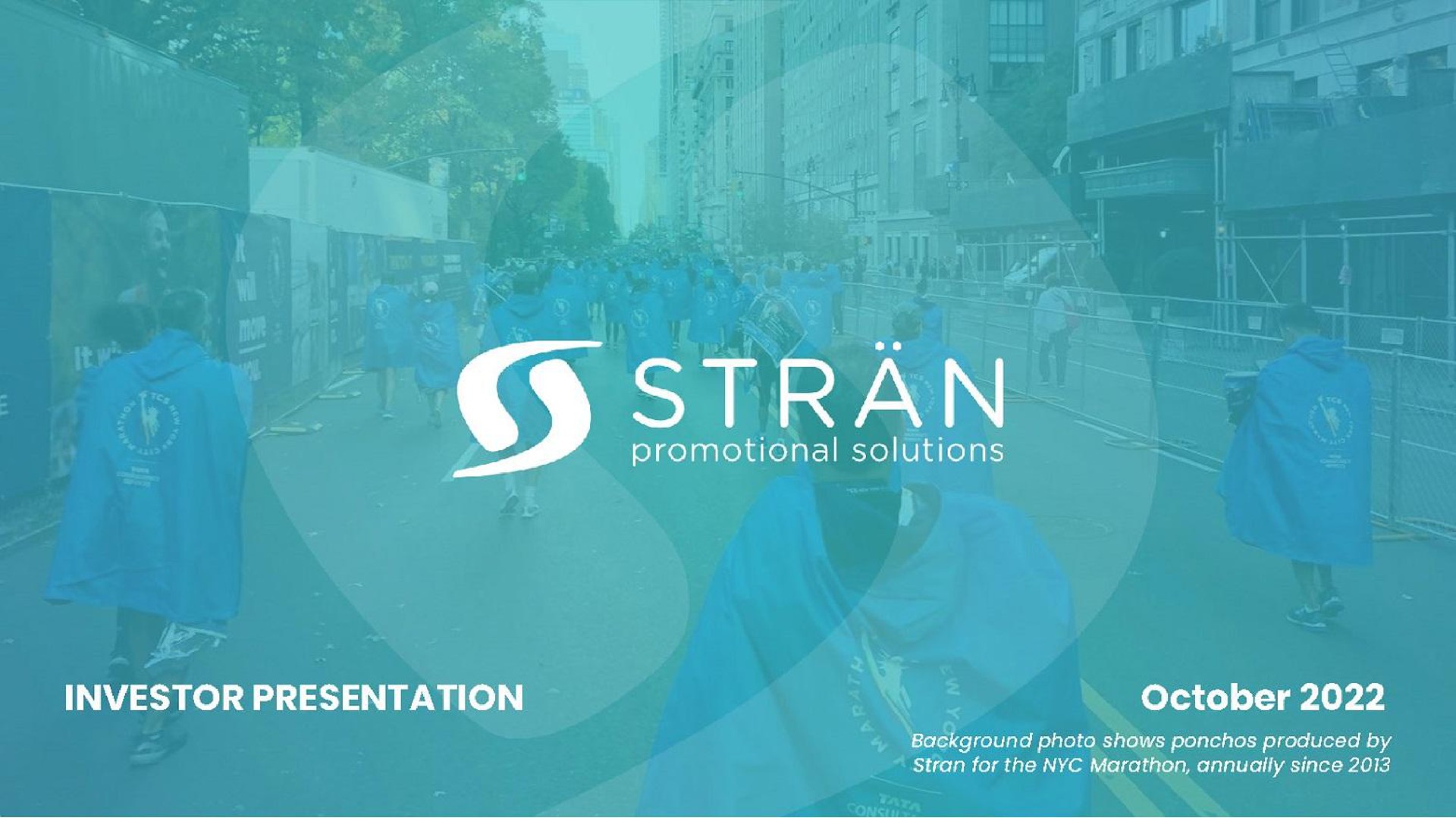 investor presentation | Stran & Company