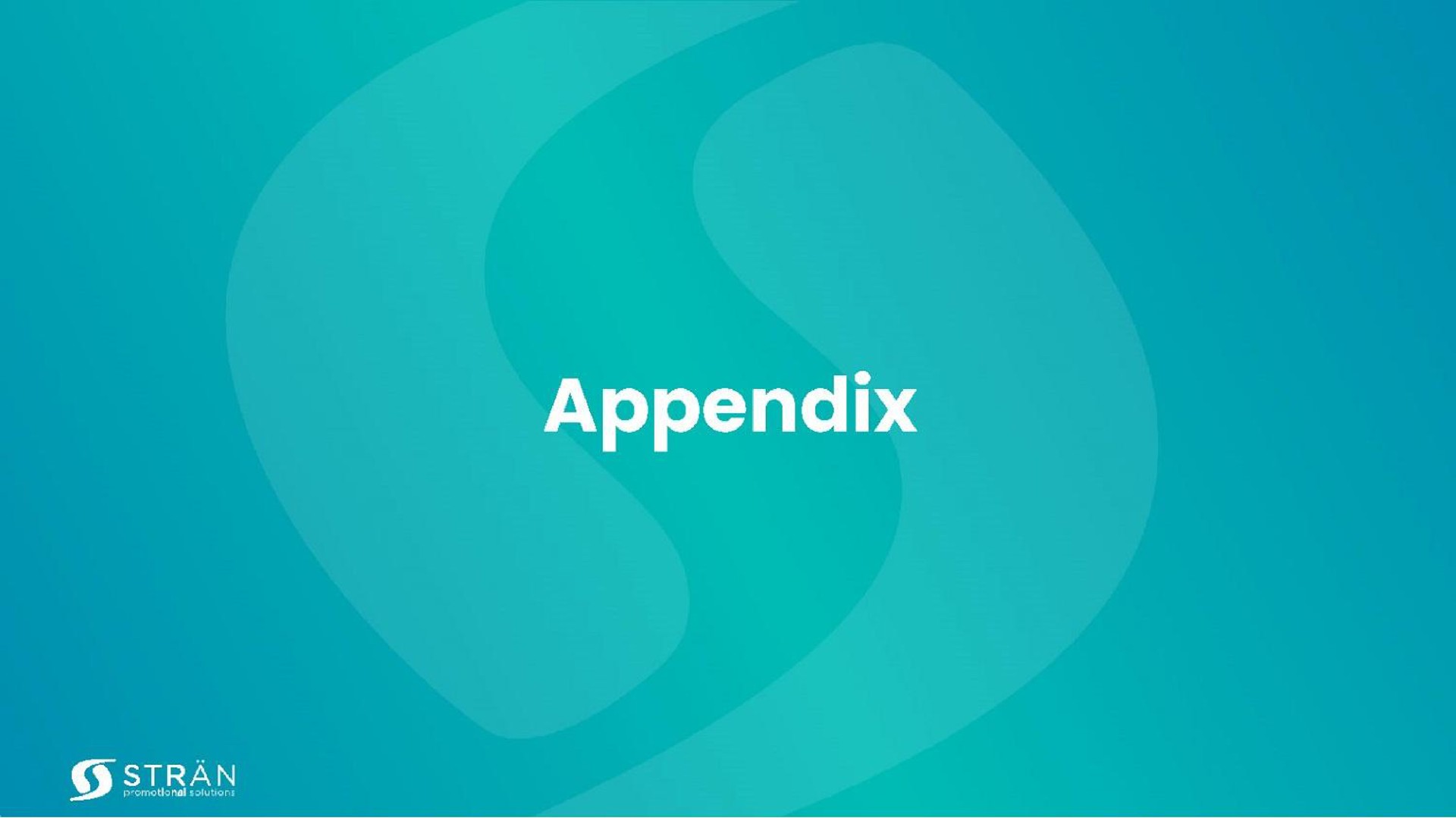 appendix | Stran & Company