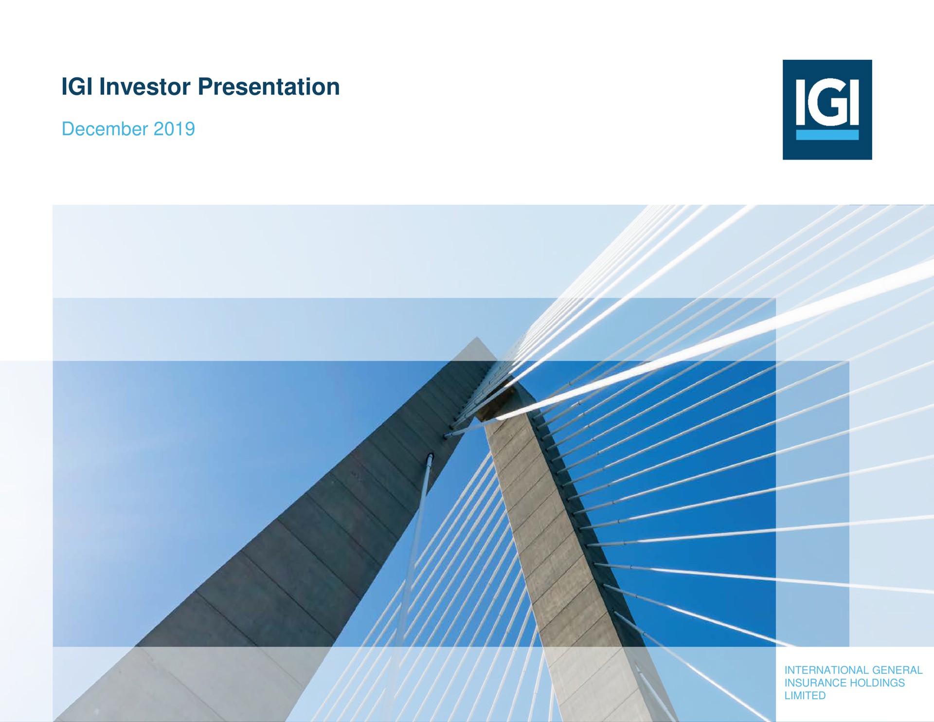 investor presentation | IGI
