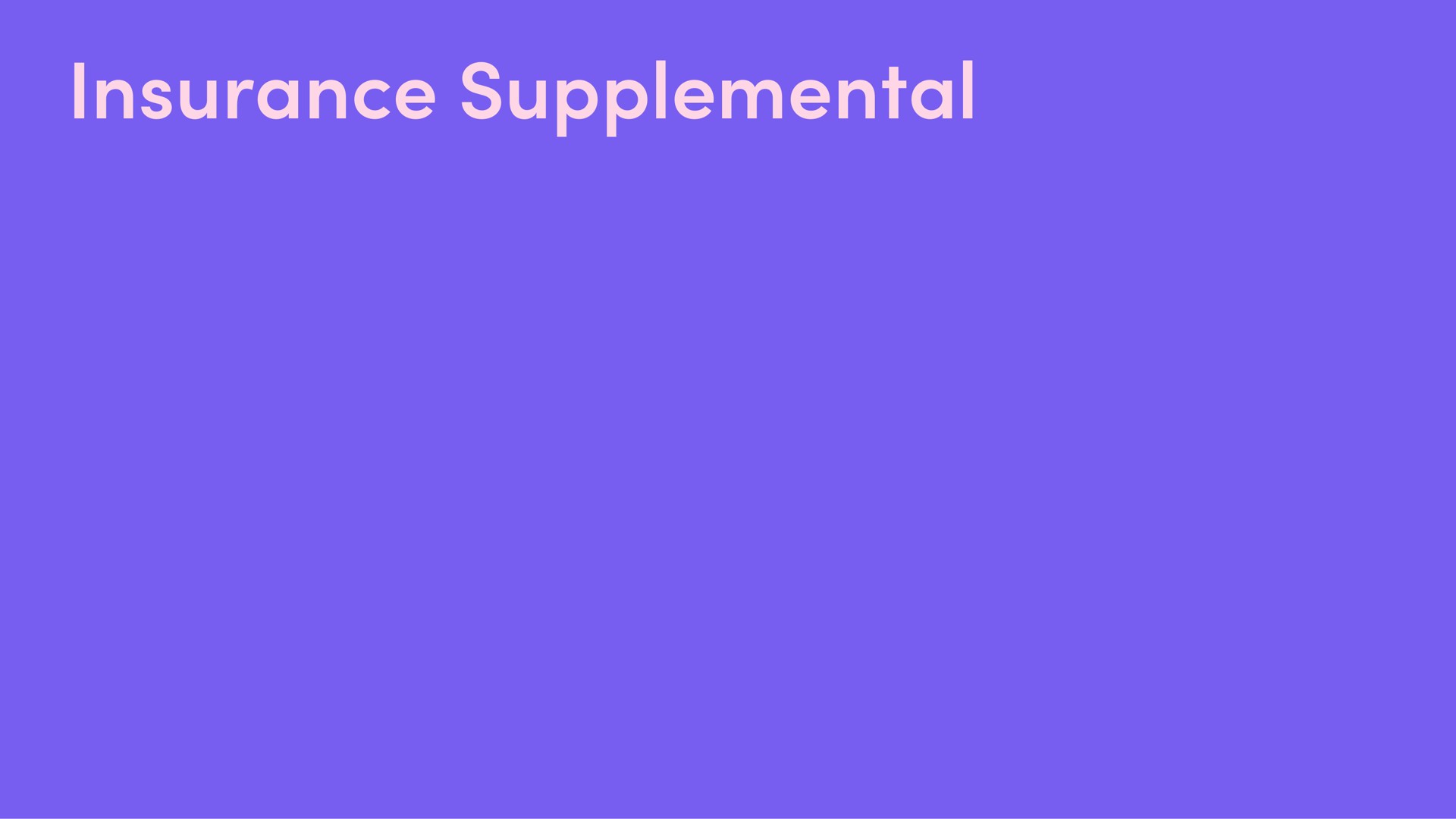insurance supplemental | Lyft