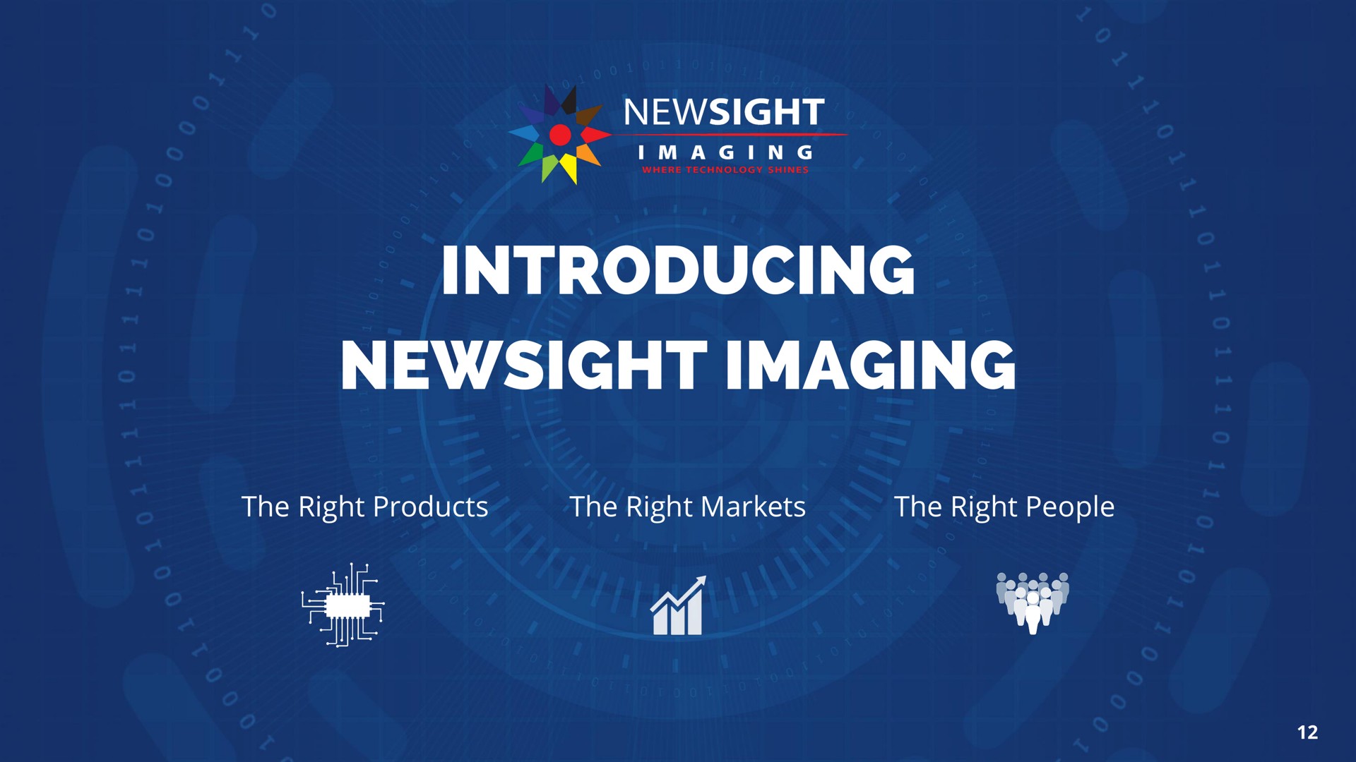 introducing imaging the right products the right markets the right people a vela cole | Newsight Imaging