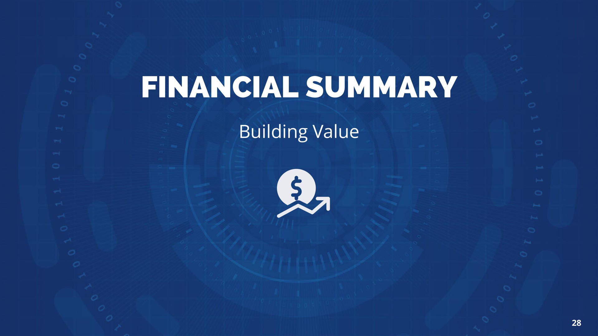 financial summary building value | Newsight Imaging