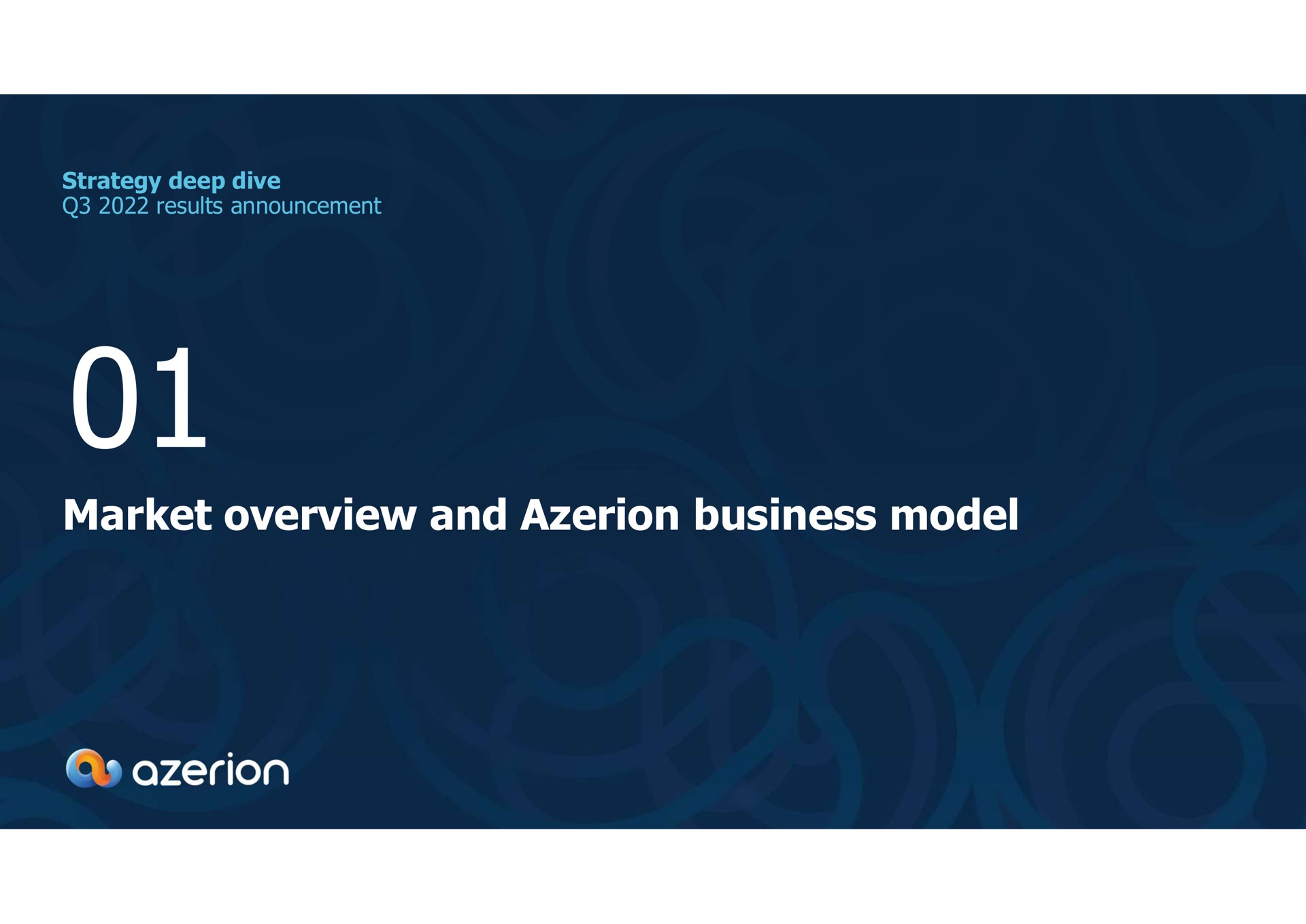 strategy deep dive results announcement market overview and business model of as | Azerion