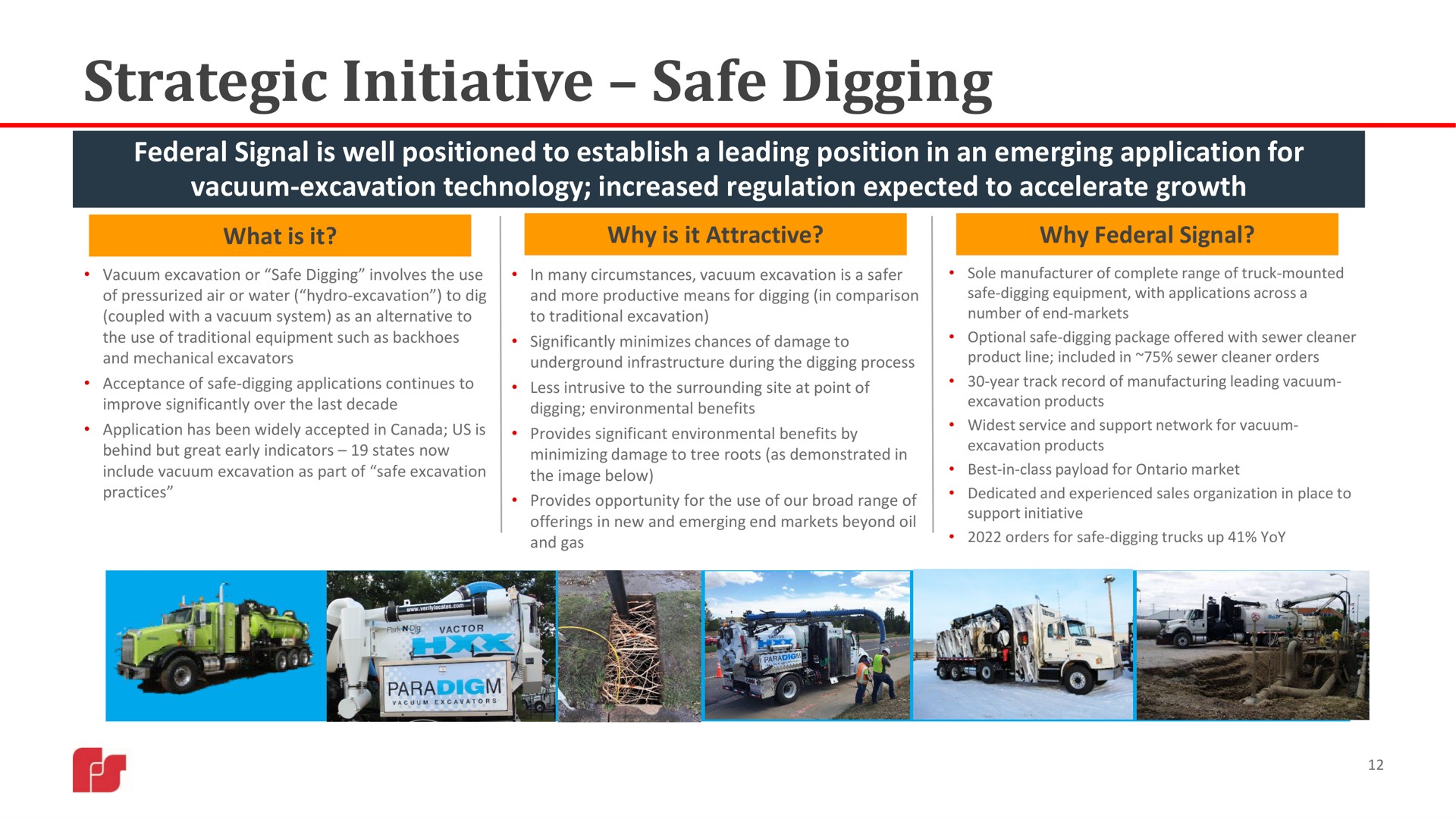 strategic initiative safe digging | Federal Signal