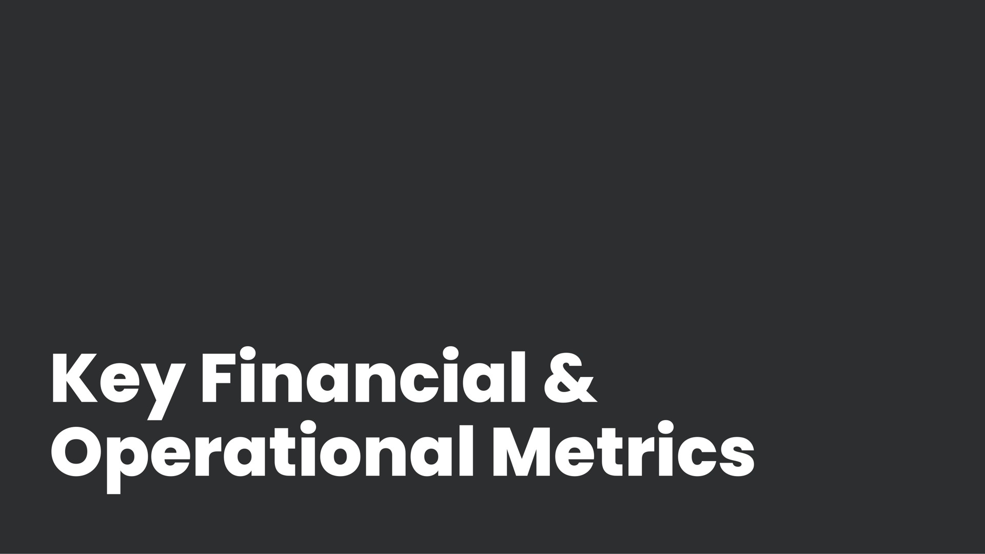 key financial operational metrics | Yelp
