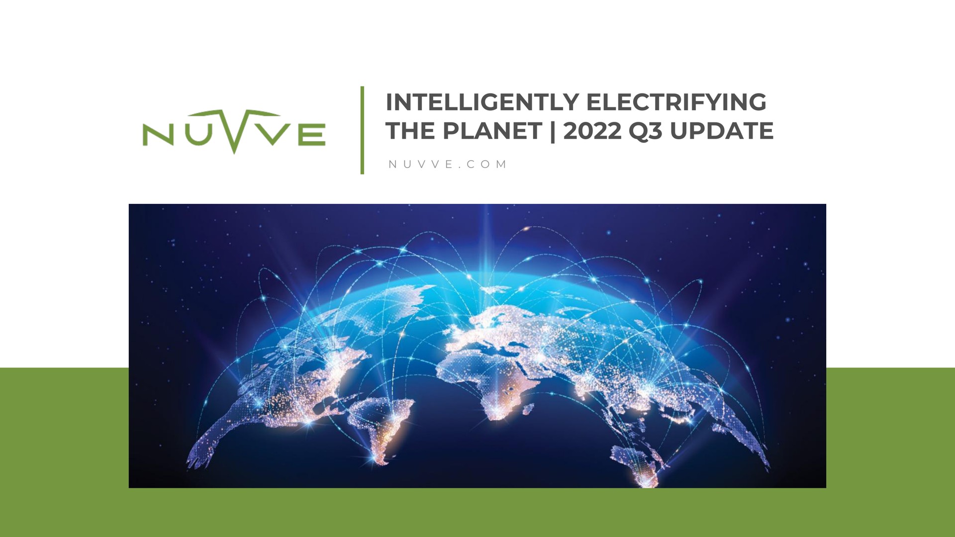 intelligently electrifying the planet update | Nuvve