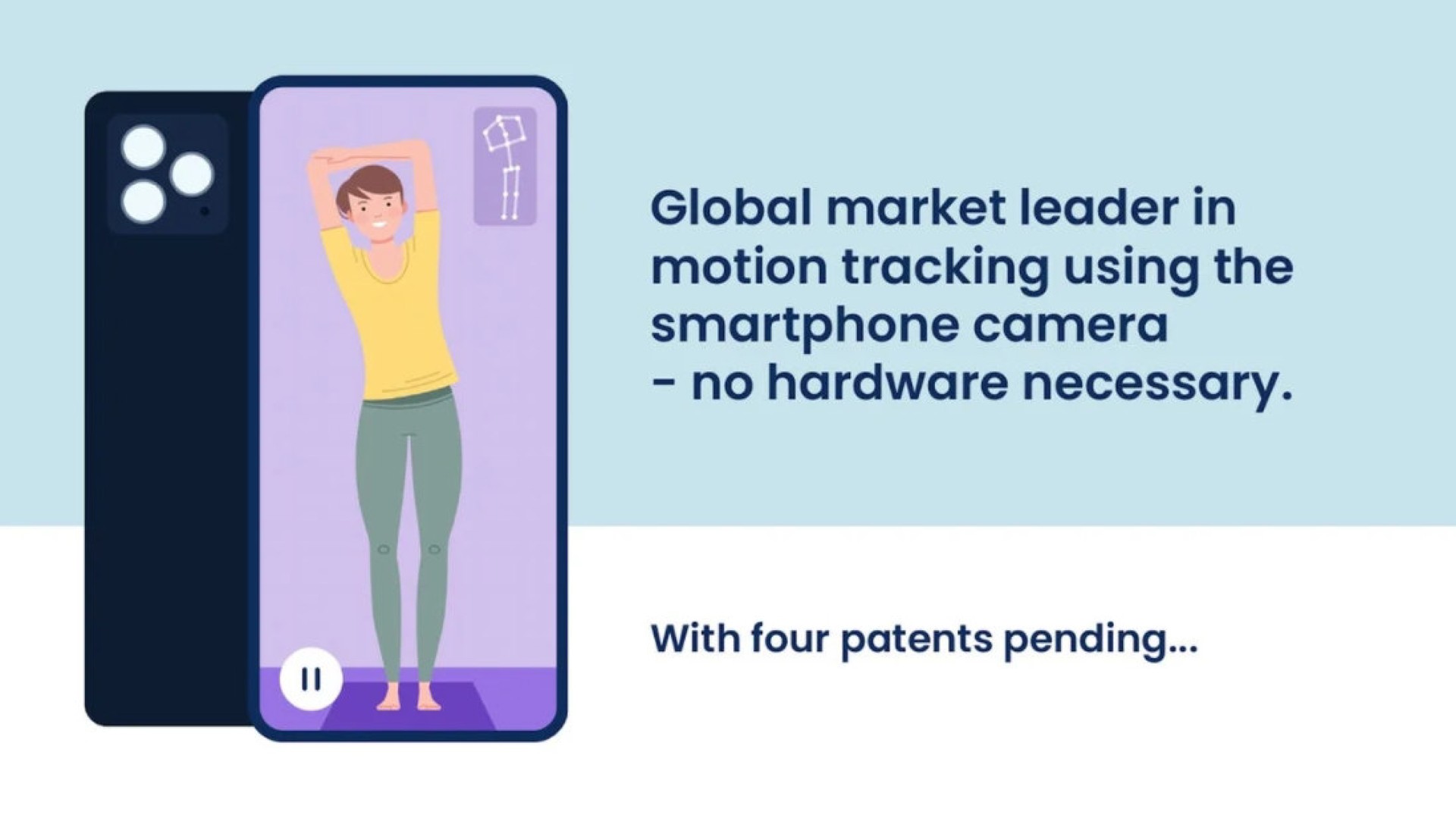 global market leader in motion tracking using the camera no hardware necessary with four patents pending | Kaia Health