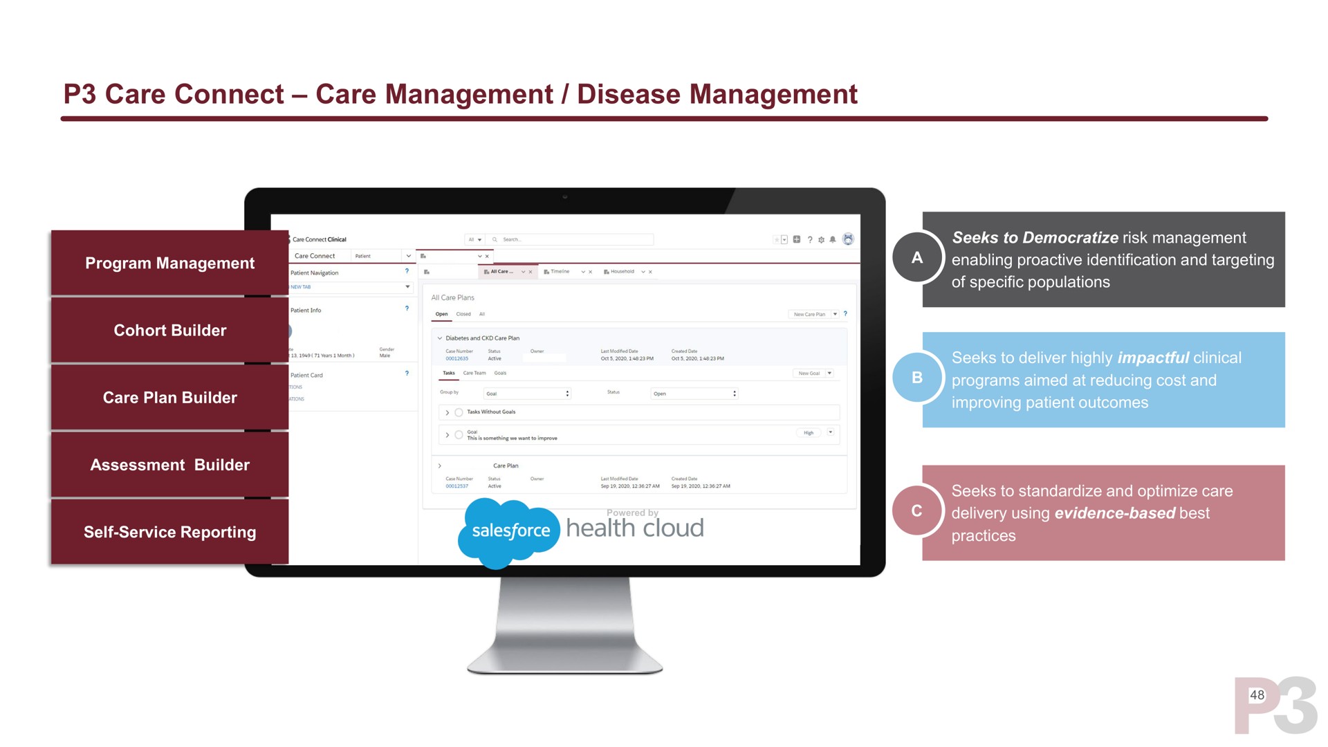 care connect care management disease management | P3 Health Partners