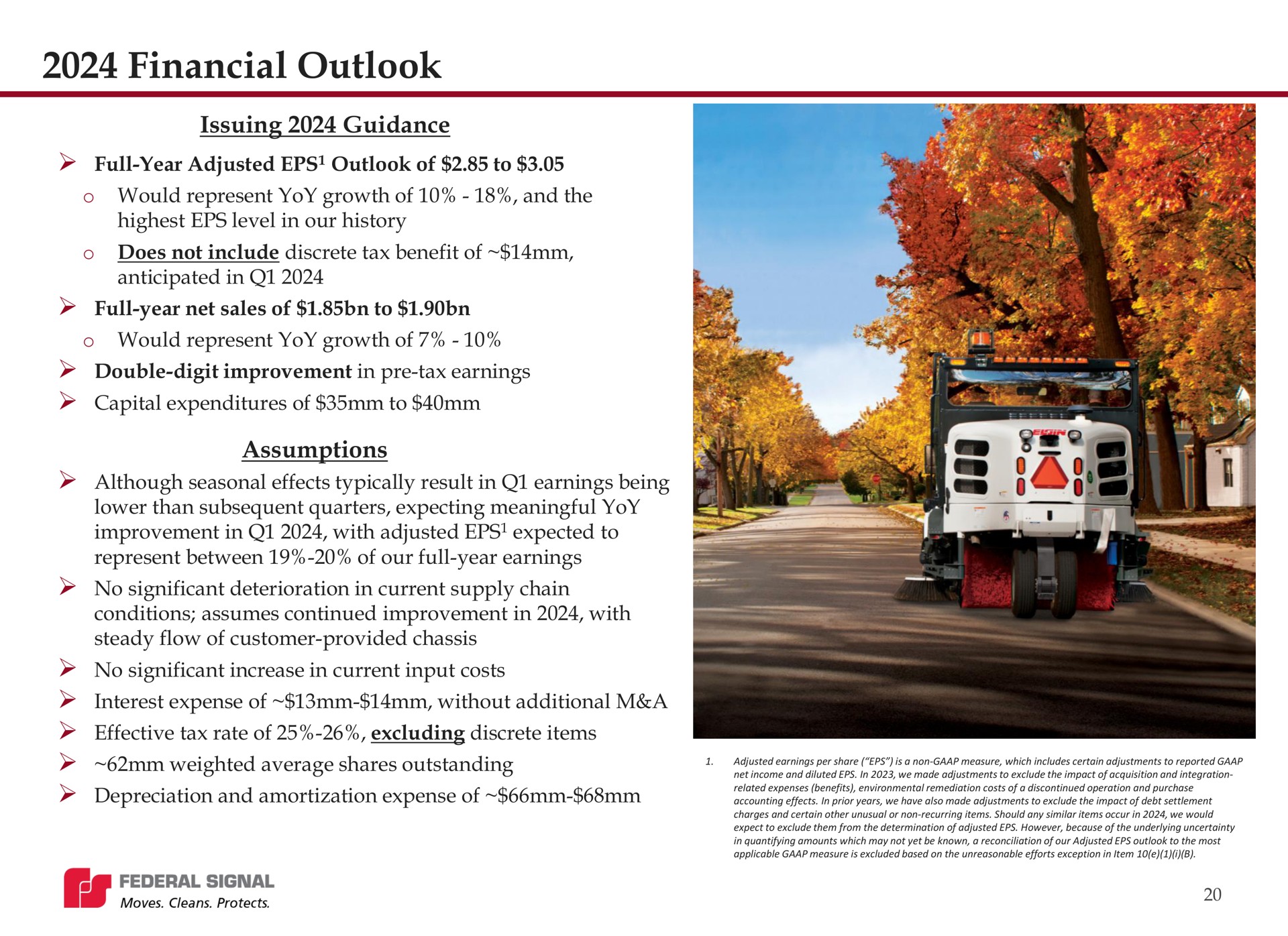 financial outlook | Federal Signal