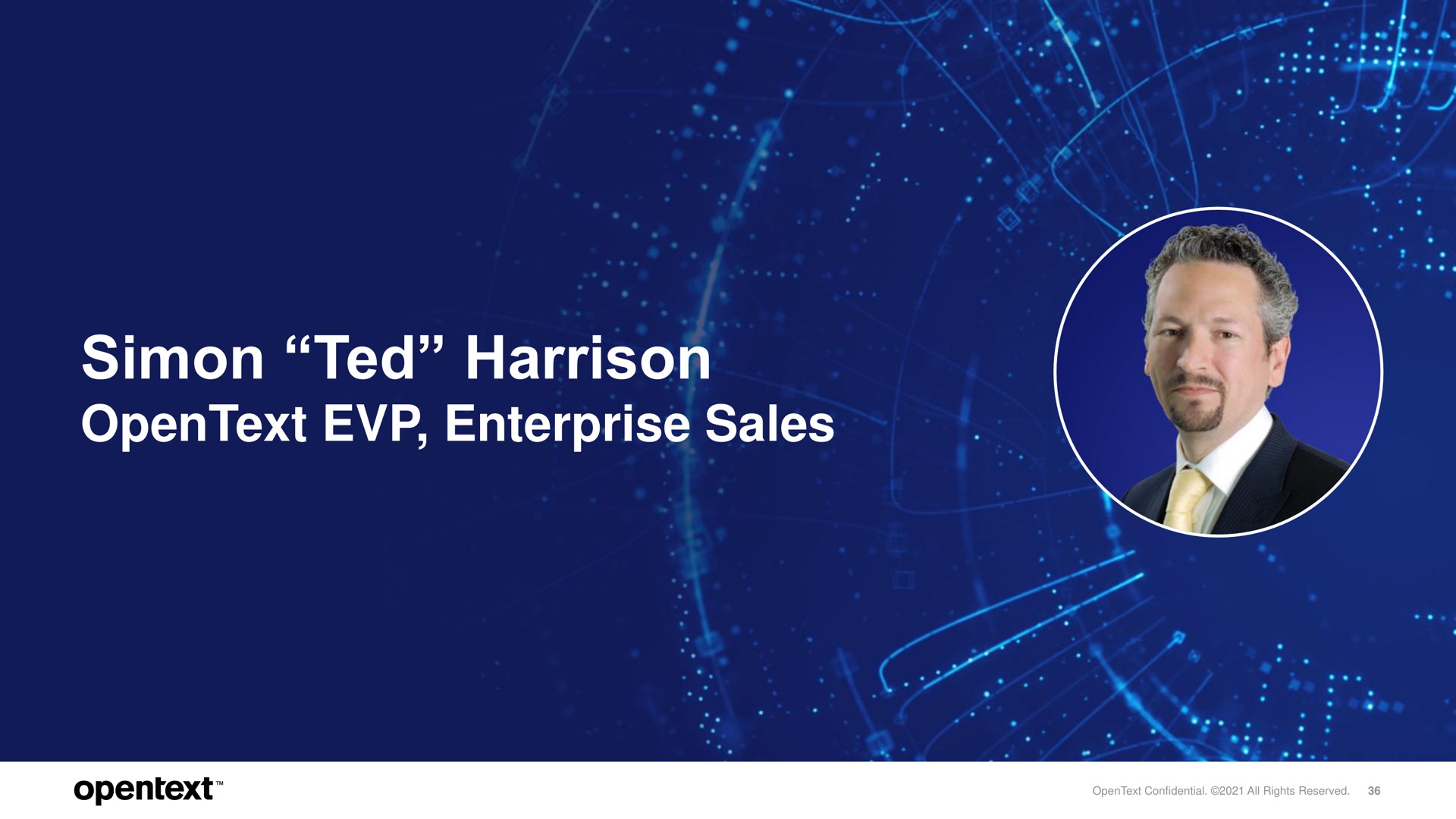 ted enterprise sales | OpenText