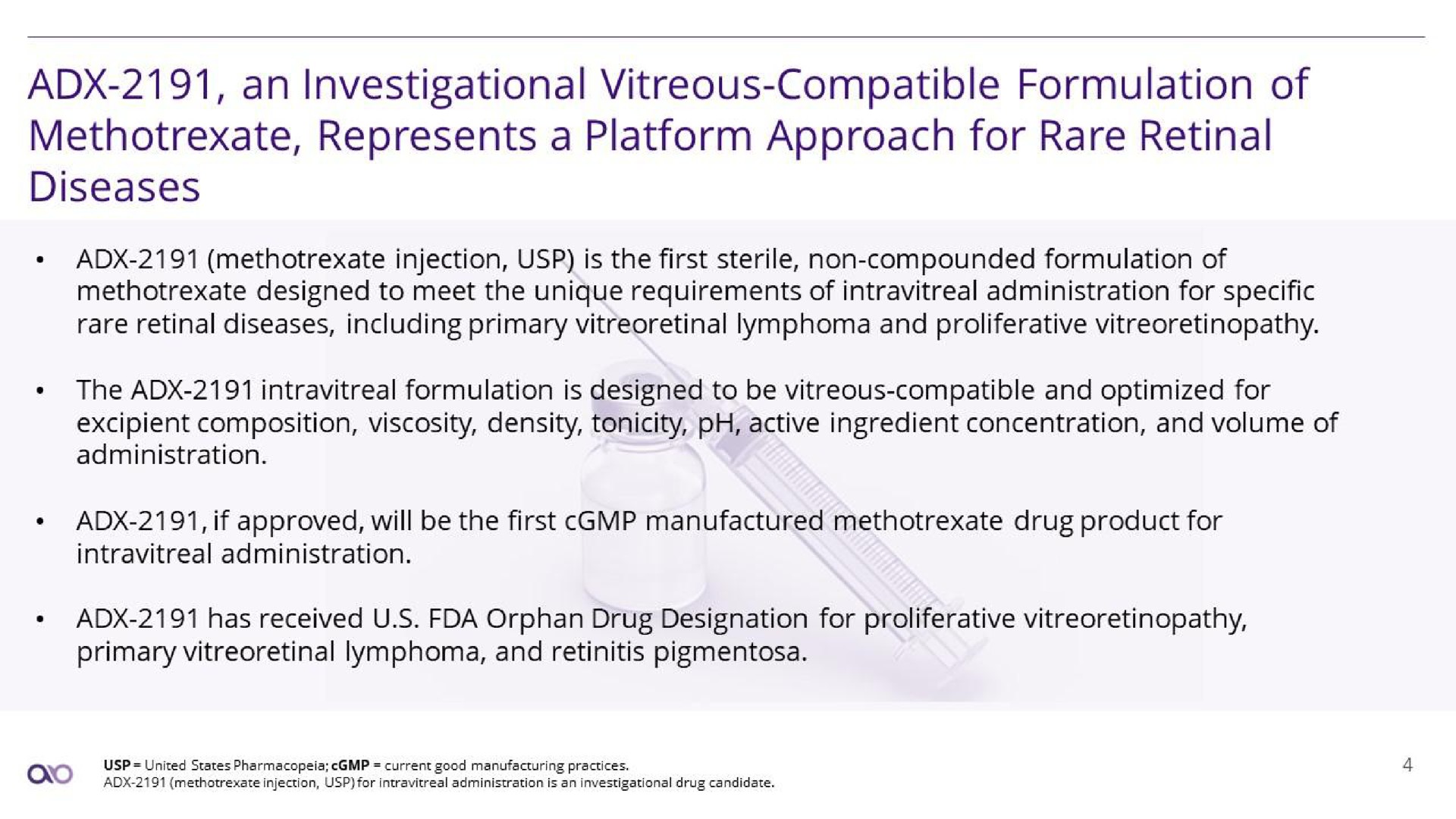 an investigational vitreous compatible formulation of represents a platform approach for rare retinal | Aldeyra Therapeutics