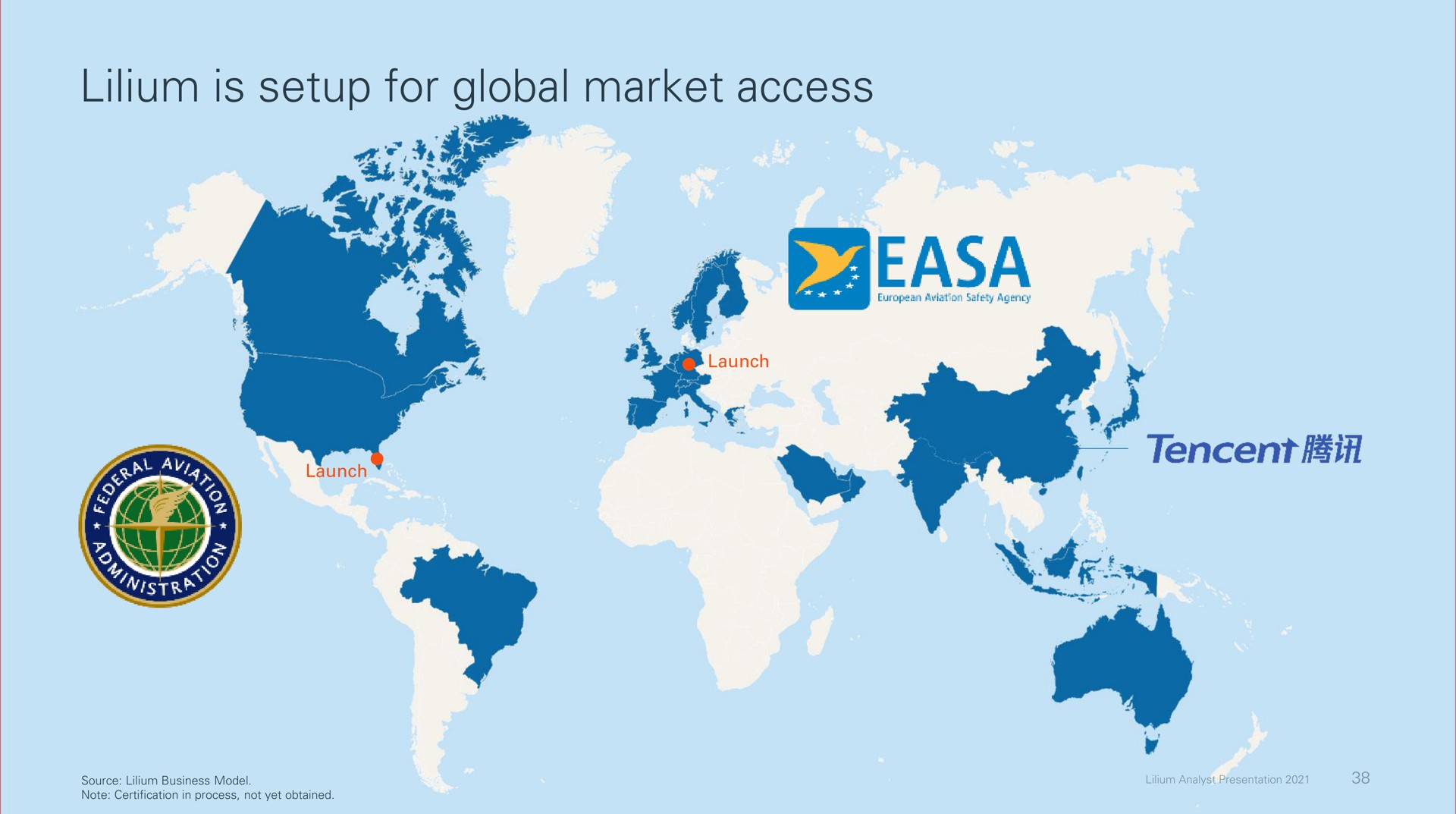 is setup for global market access | Lilium