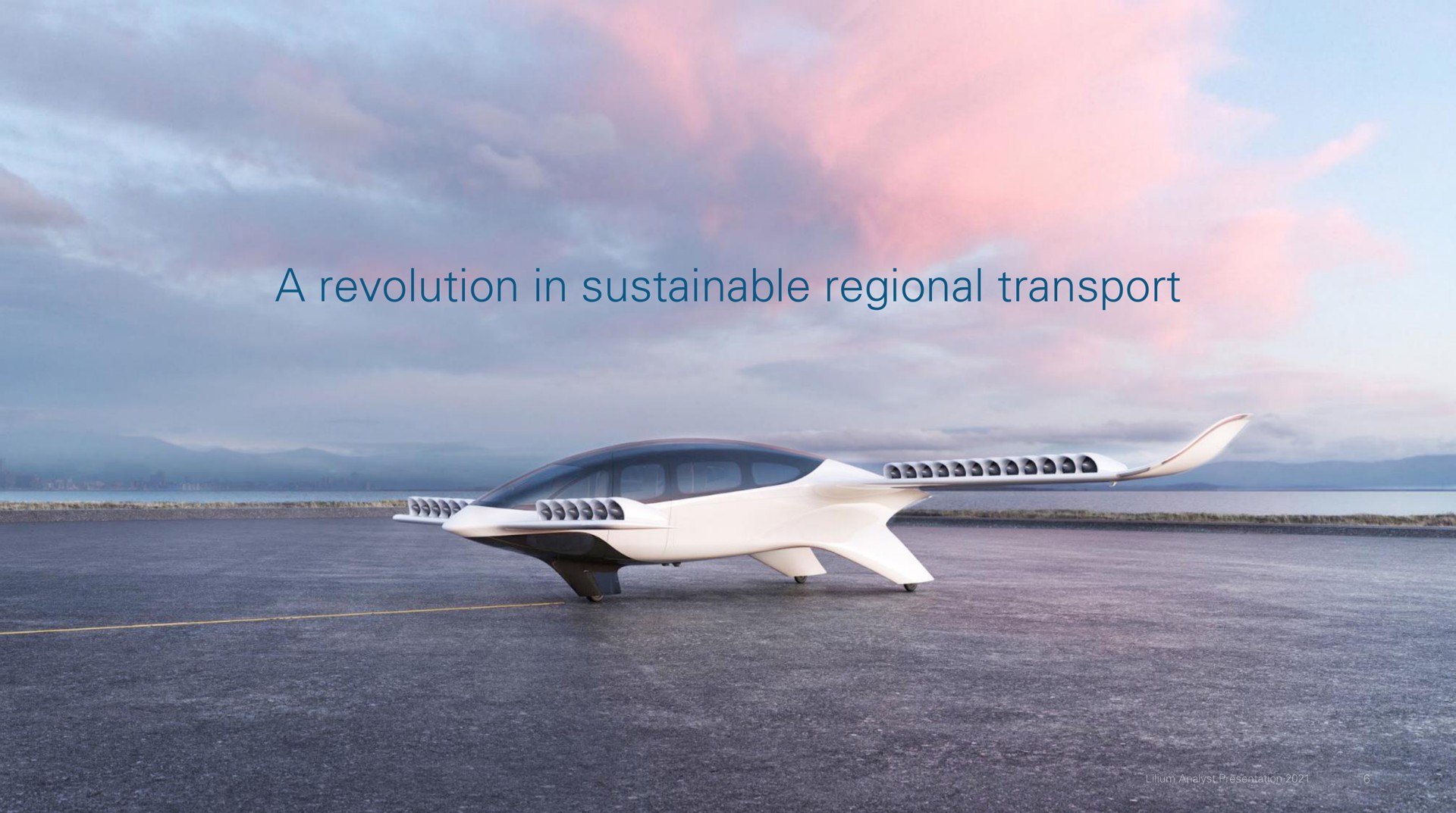 a revolution in sustainable regional transport | Lilium