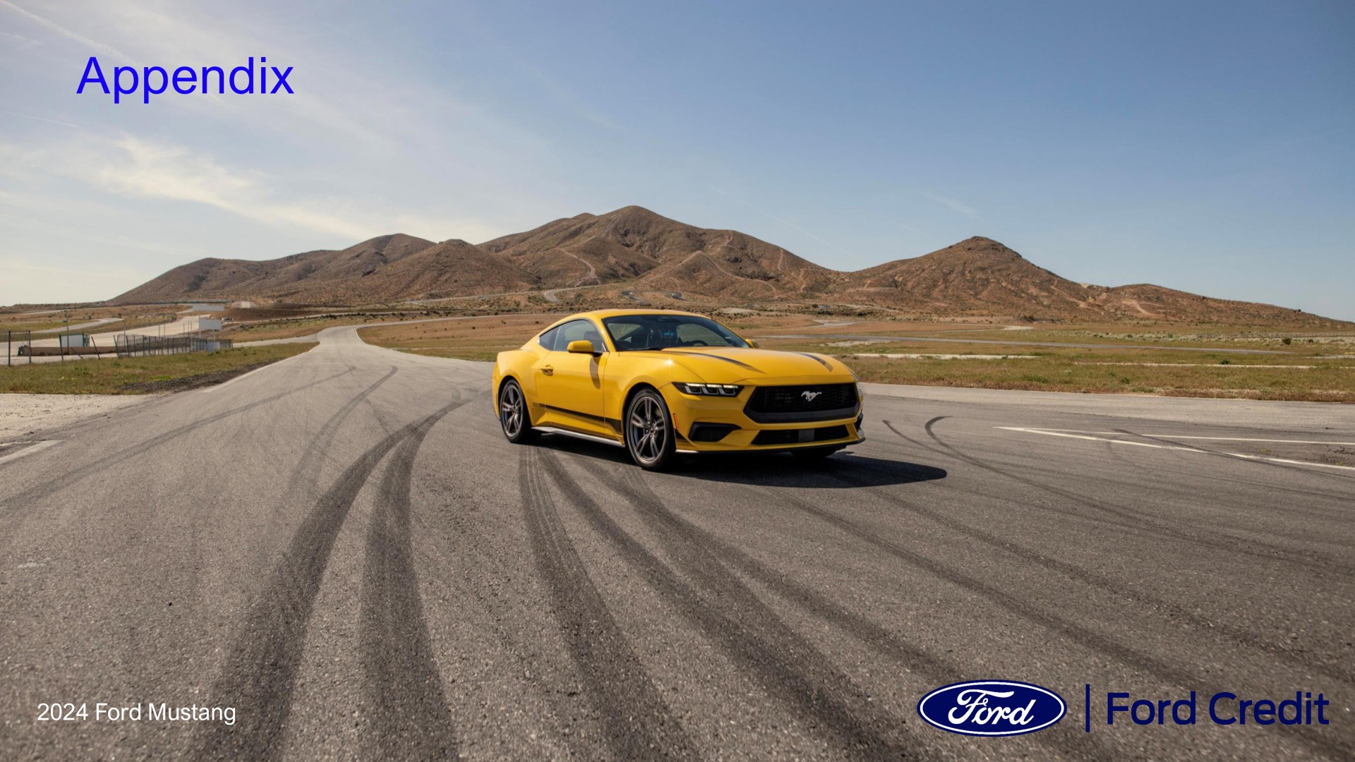 appendix ford mustang | Ford