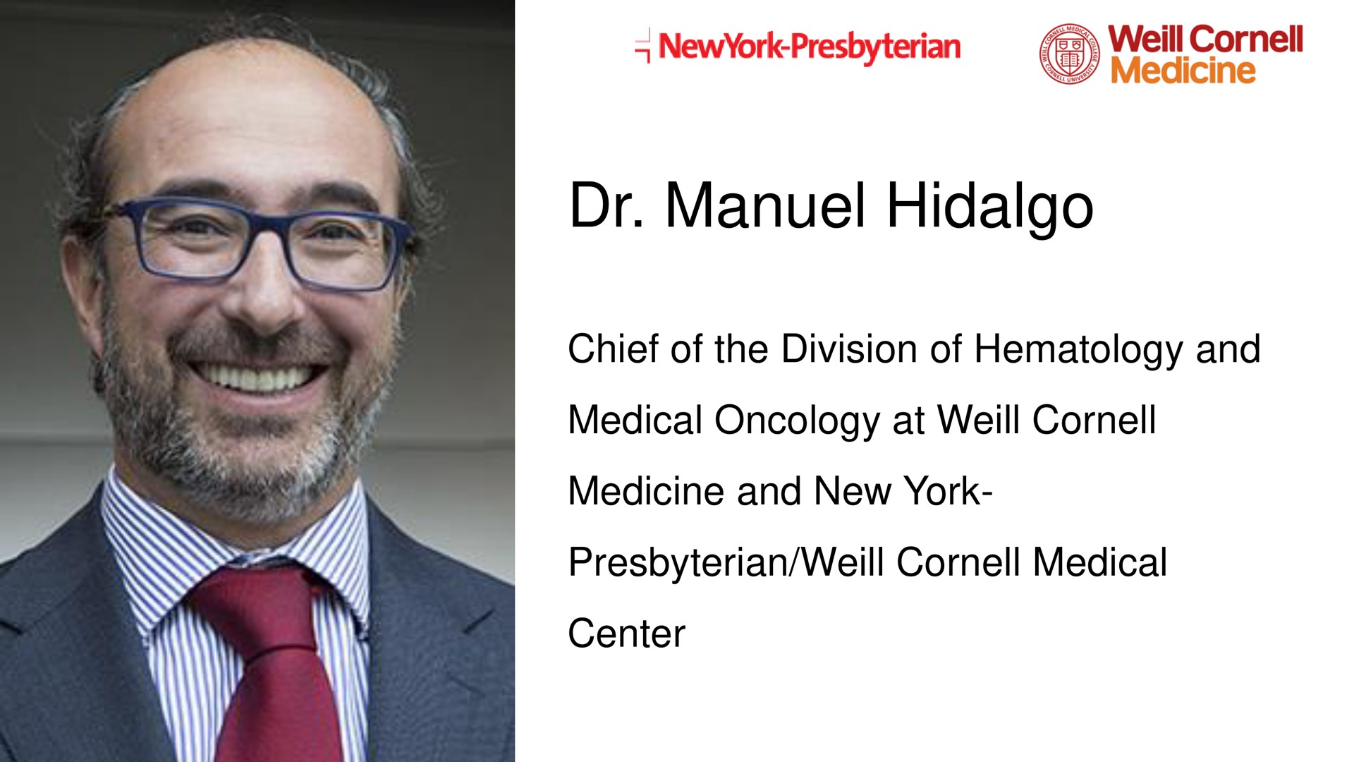 hidalgo chief of the division of hematology and medical oncology at medicine and new york medical center | Mink Therapeutics