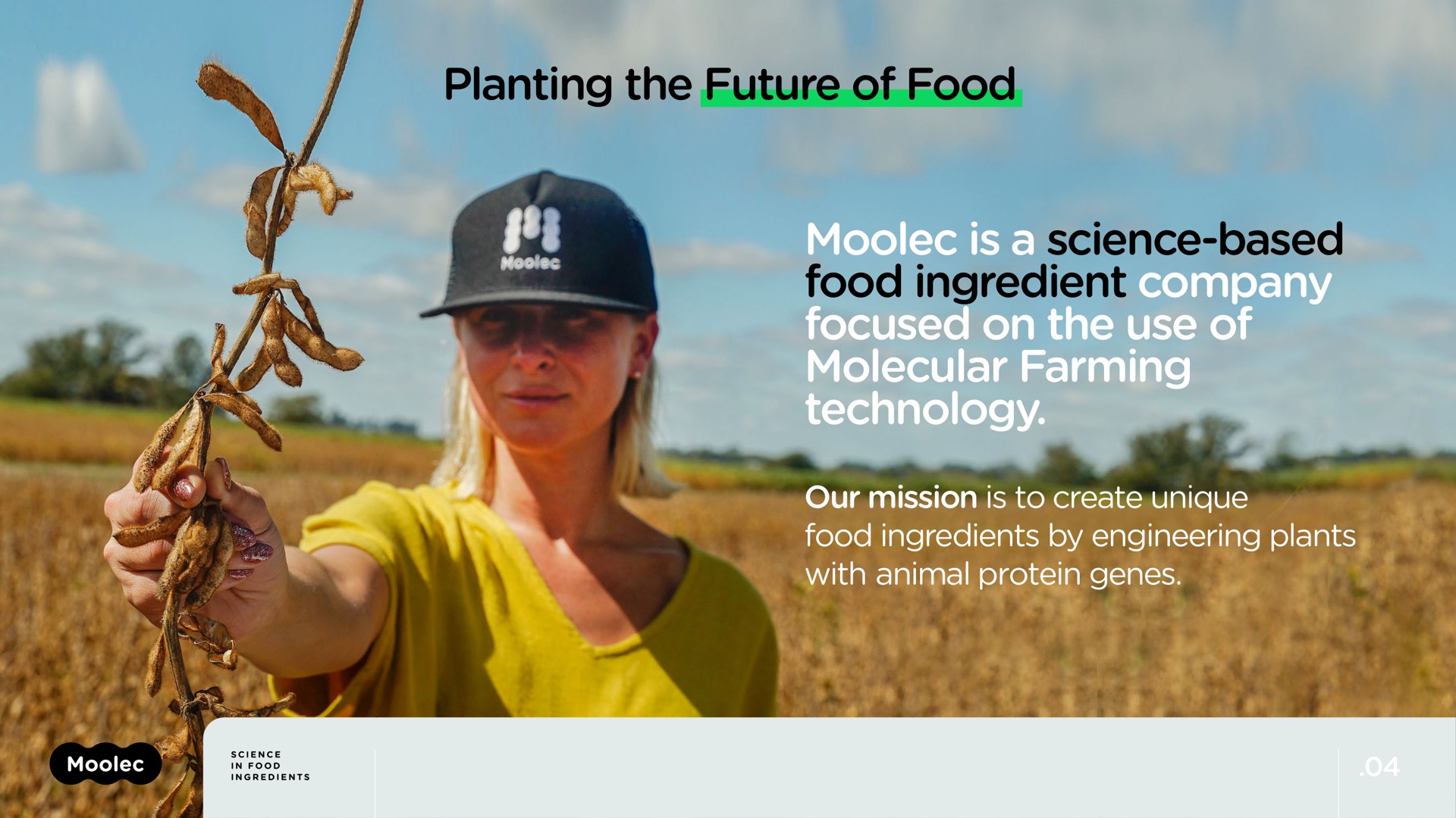 planting the future of food is a science based food ingredient company focused on the use of molecular farming technology eta cave | Moolec Science
