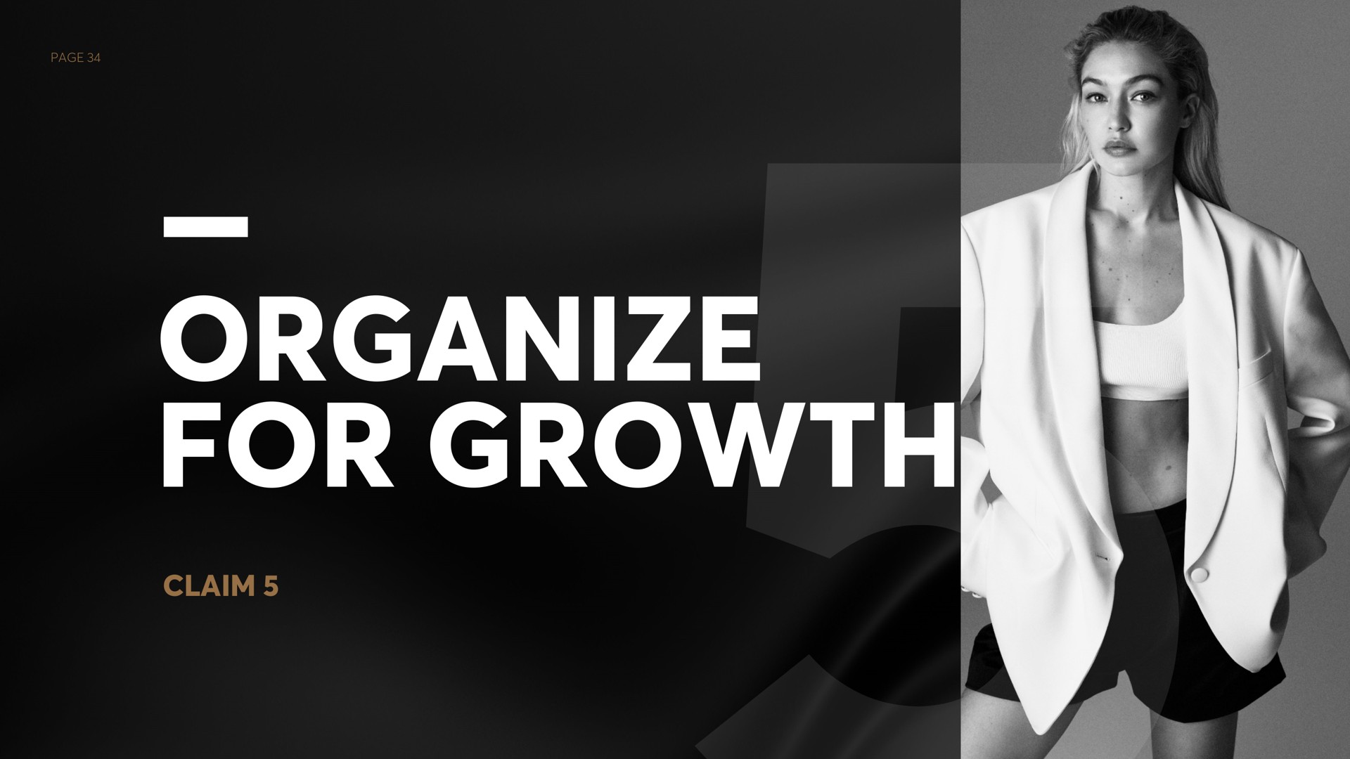 page i organize for growth claim | Hugo Boss