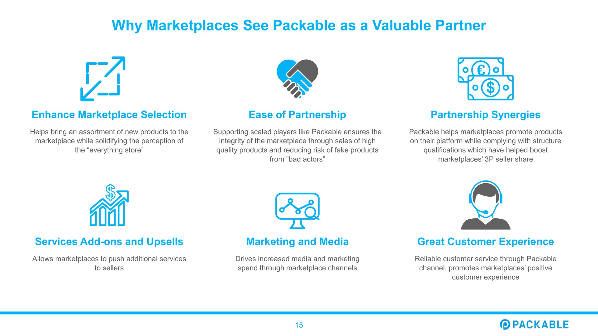 why see packable as a valuable partner | Packable