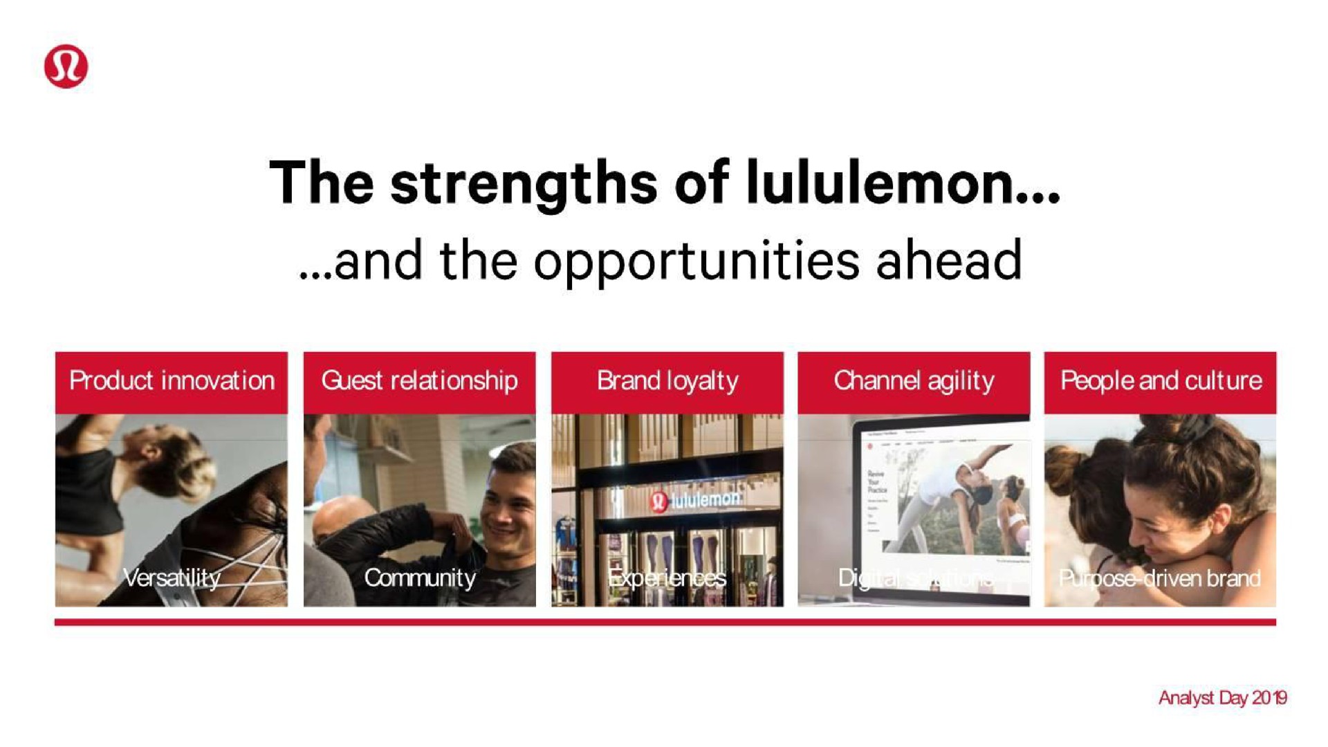 the strengths of and the opportunities ahead | Lululemon