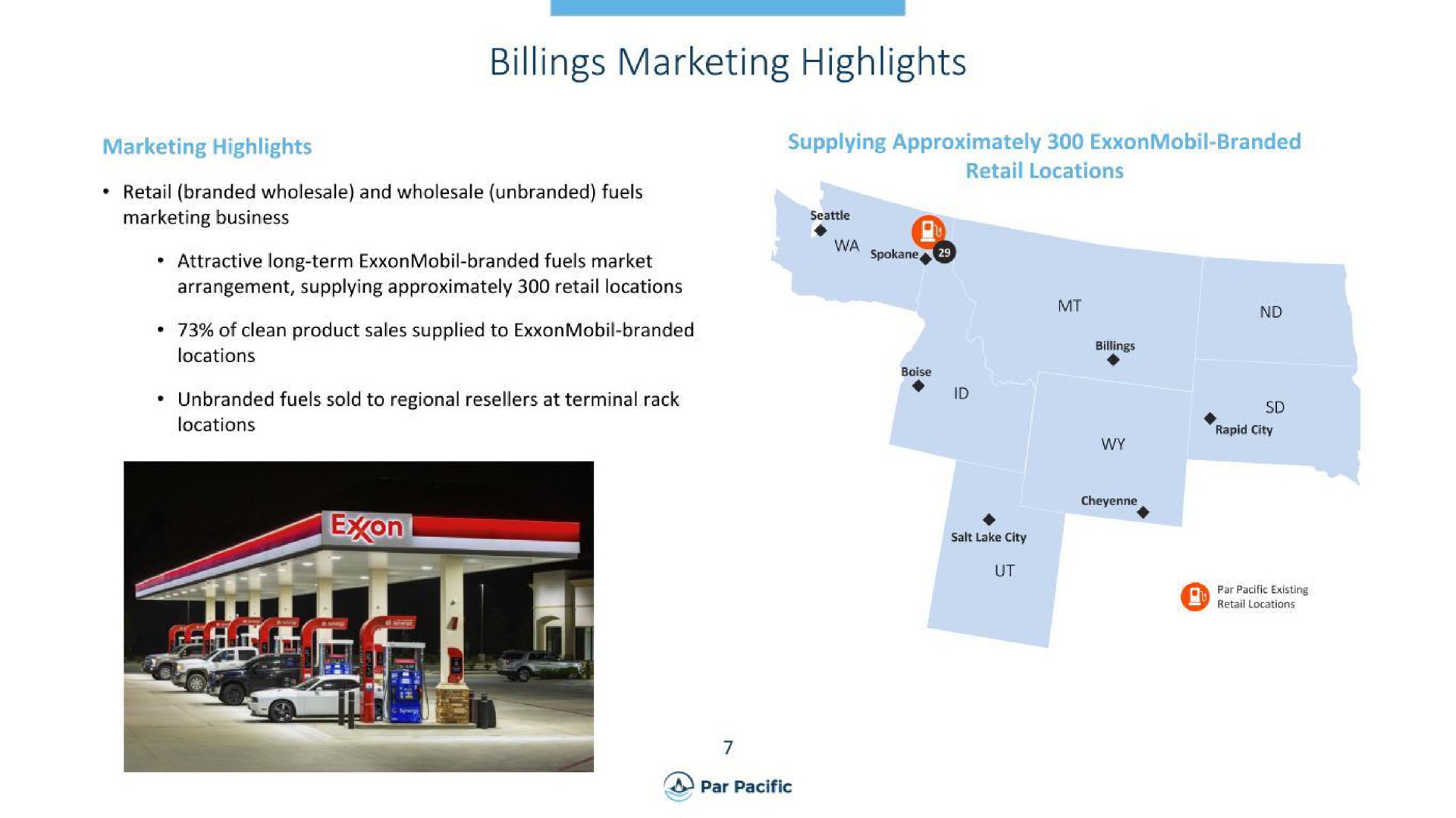 billings marketing highlights wah | Par Pacific