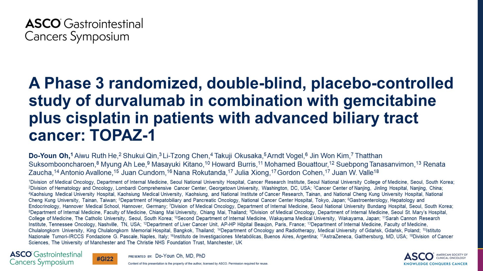 gastrointestinal a phase randomized double blind placebo controlled study of in combination with plus in patients with advanced biliary tract cancer topaz | Compass Therapeutics