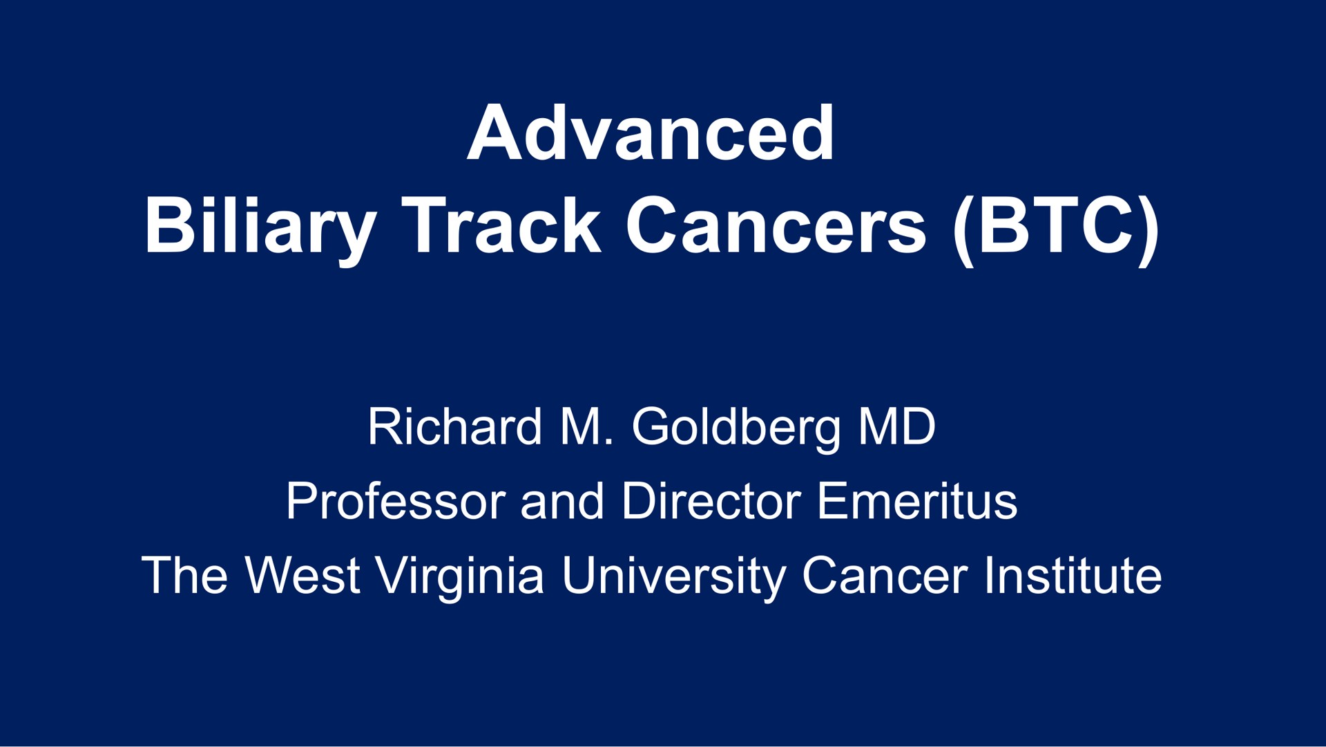 advanced biliary track cancers professor and director emeritus the west university cancer institute | Compass Therapeutics