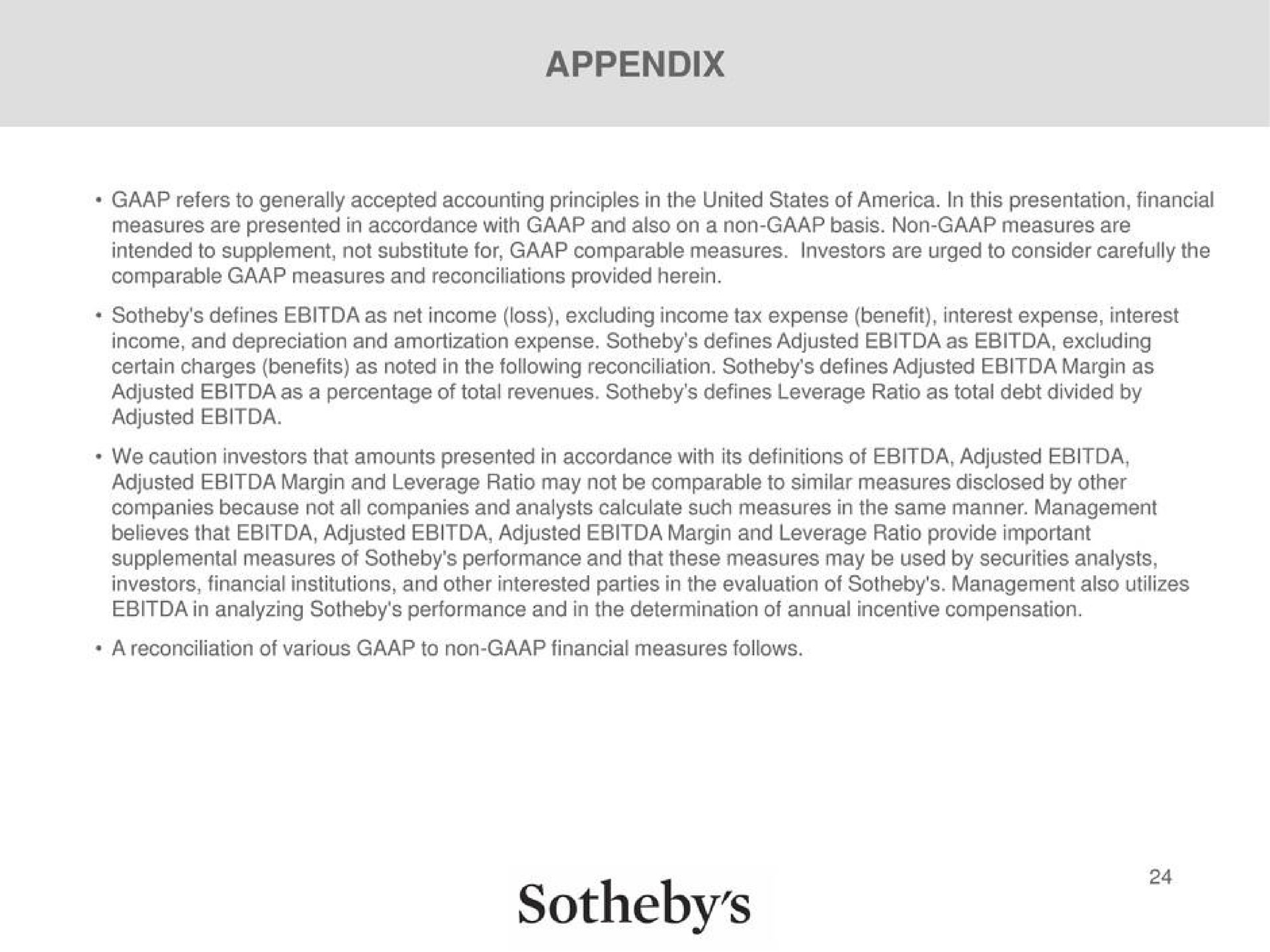 appendix | Sotheby's