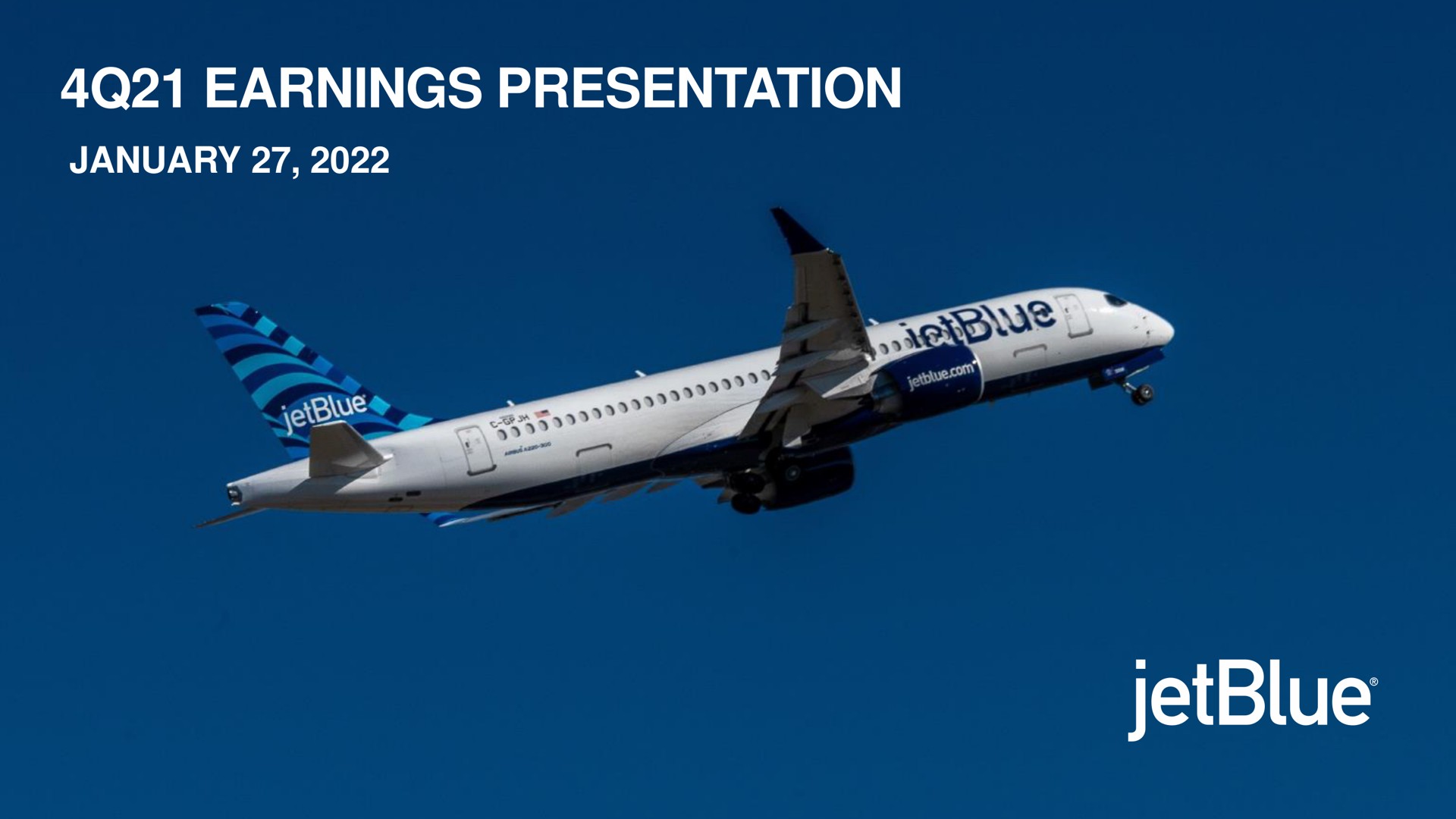 earnings presentation i | jetBlue