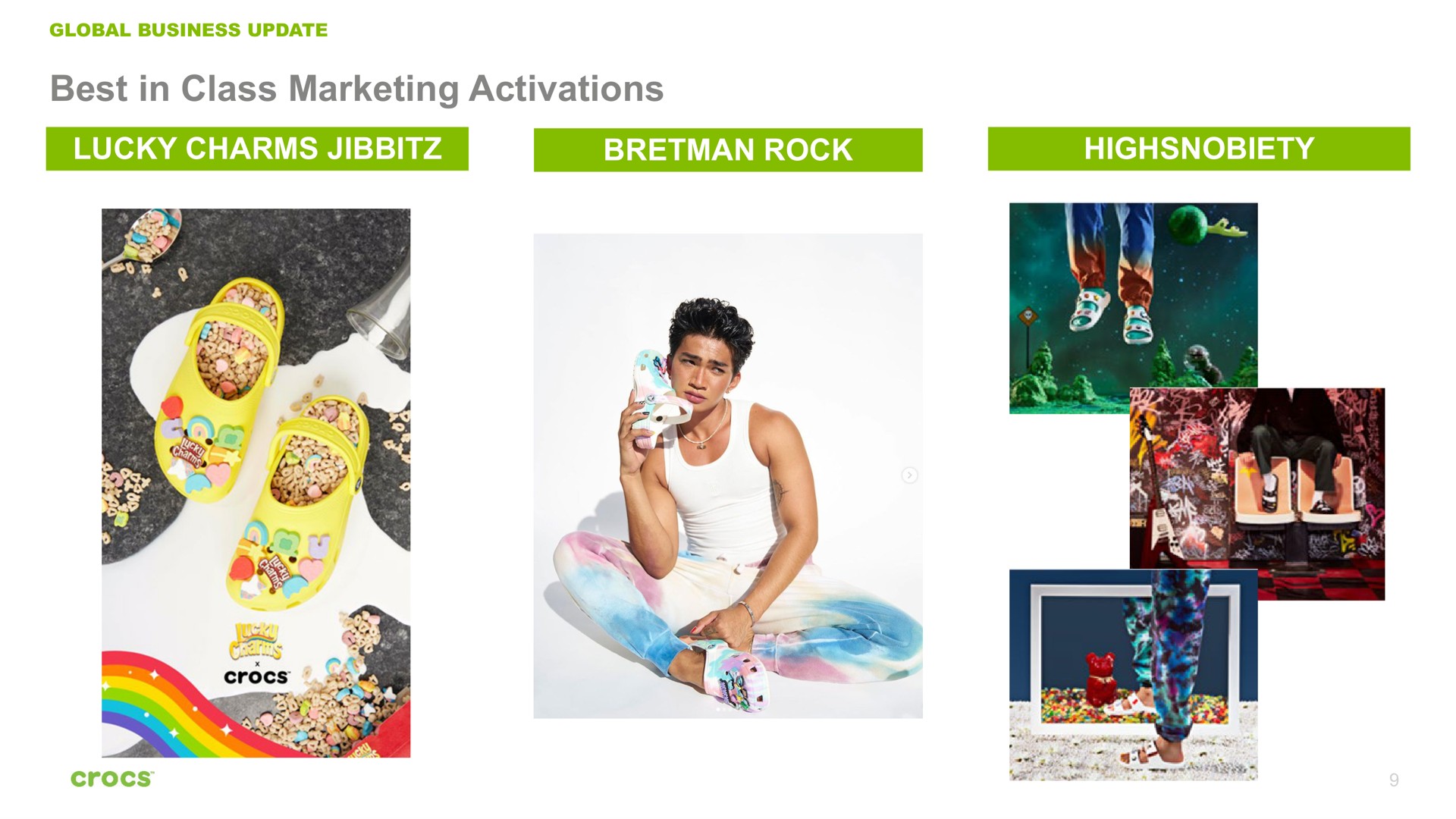 best in class marketing activations lucky charms rock | Crocs