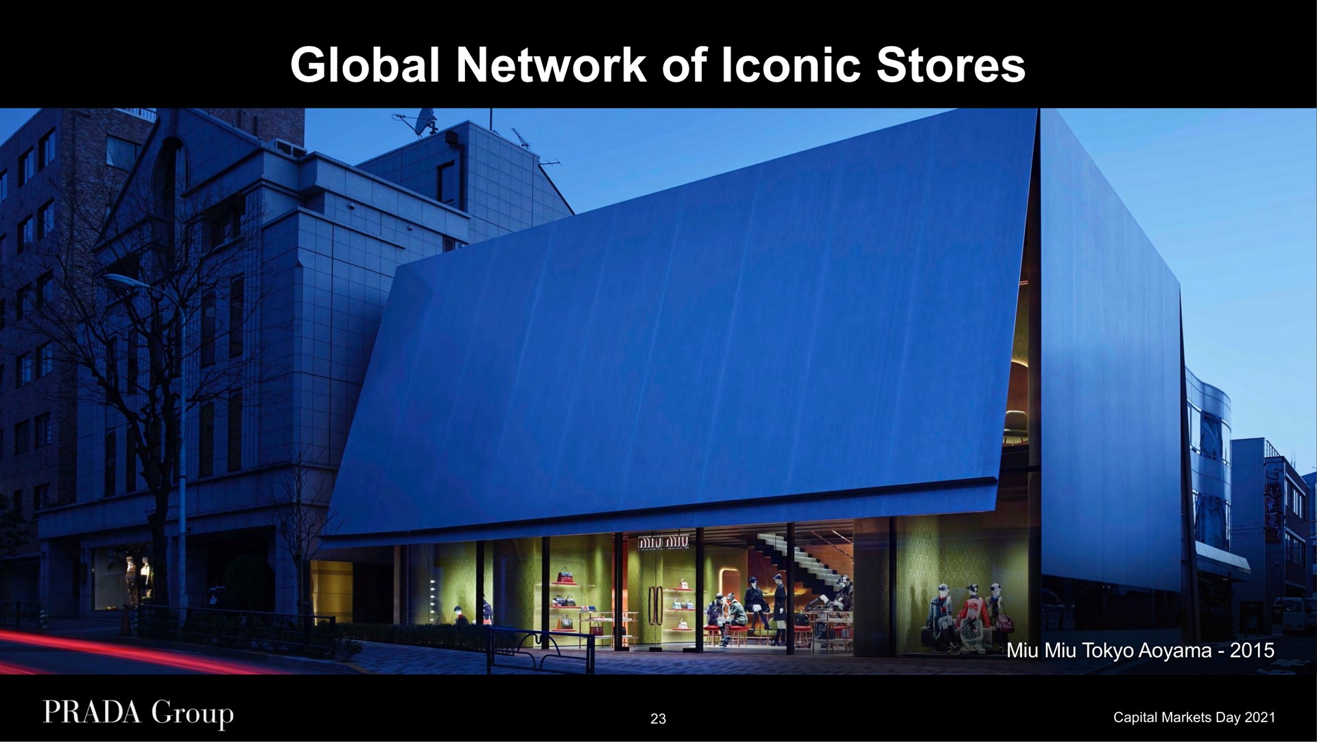 global network of iconic stores a a | Prada