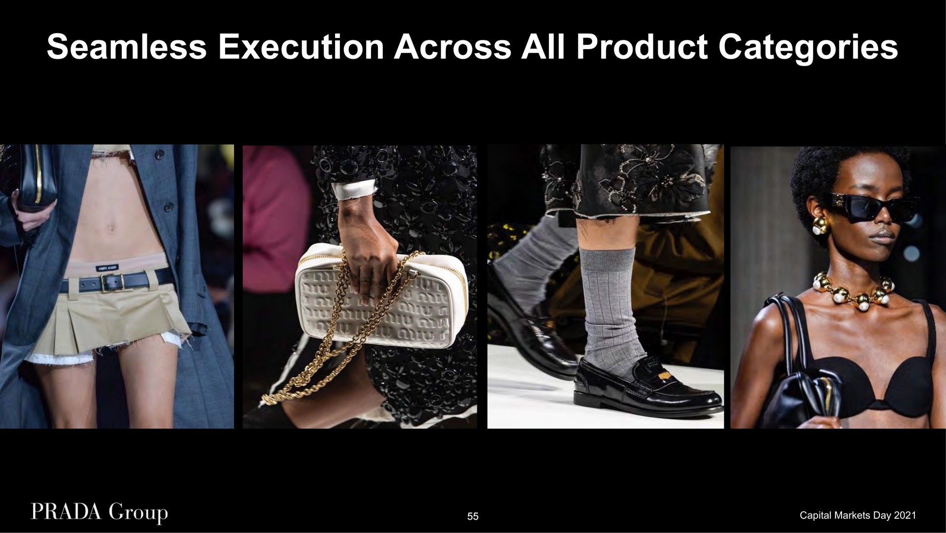 seamless execution across all product categories | Prada