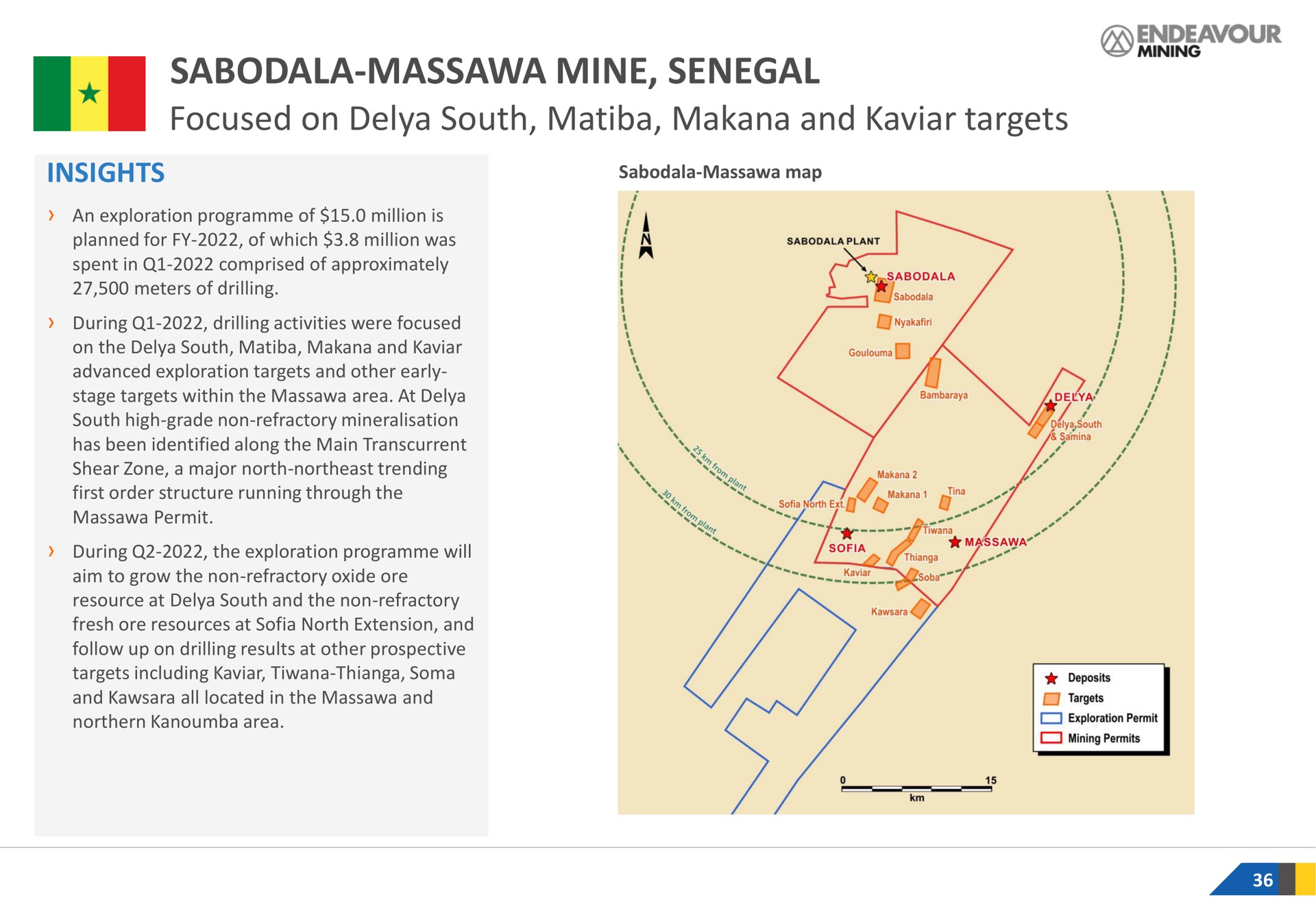 mine focused on south and targets | Endeavour Mining