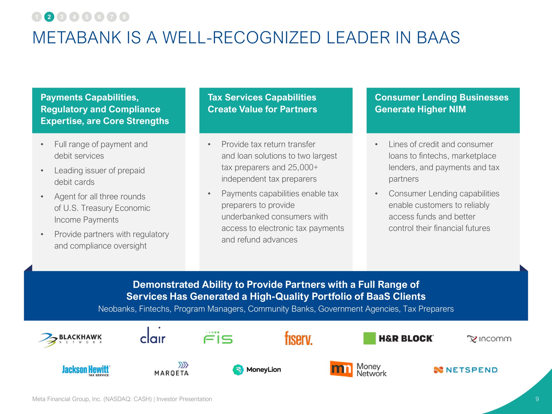 is a well recognized leader in baas | Pathward Financial