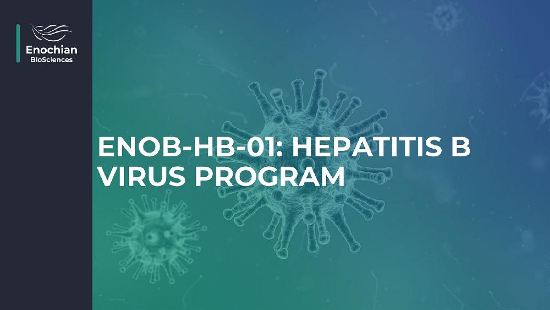 hepatitis virus program | Enochian Biosciences